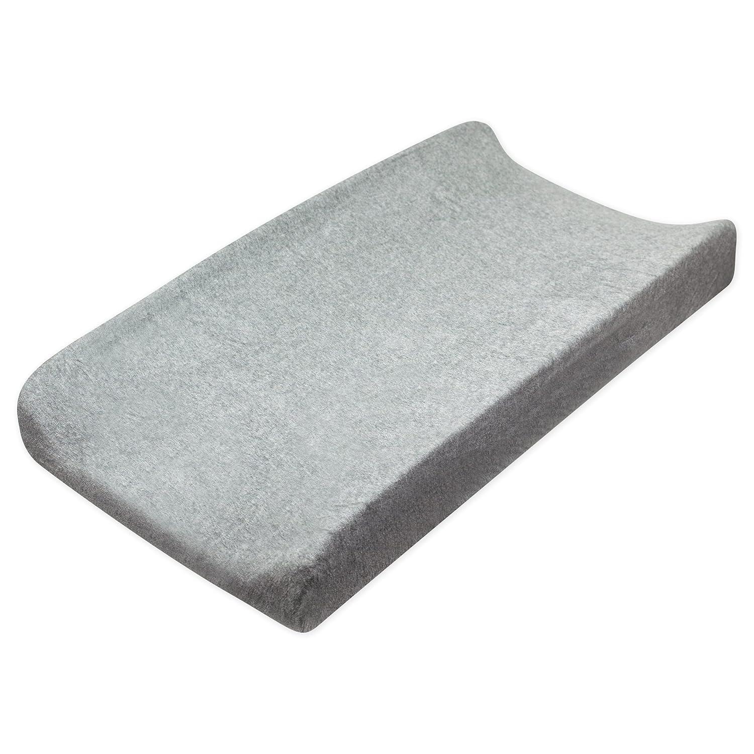 Honest Baby Organic Cotton Baby Terry Changing Pad Cover - Heather Gray