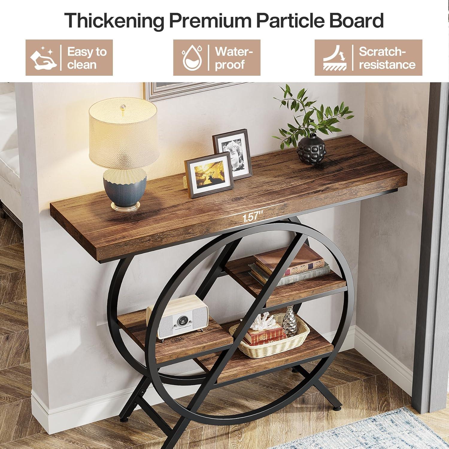 Tribesigns 39.4" 4-Tier Console Table