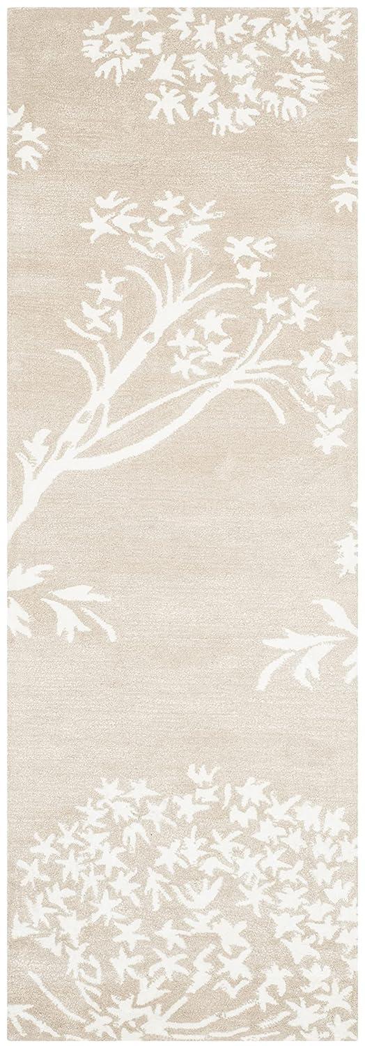 Bella BEL131 Hand Tufted Runner Rug - Sand/Ivory - 2'3"x7' - Safavieh.