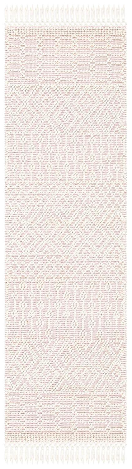 Natura NAT852 Hand Loomed Runner Rug - Ivory/Pink - 2'3"x8' - Safavieh.