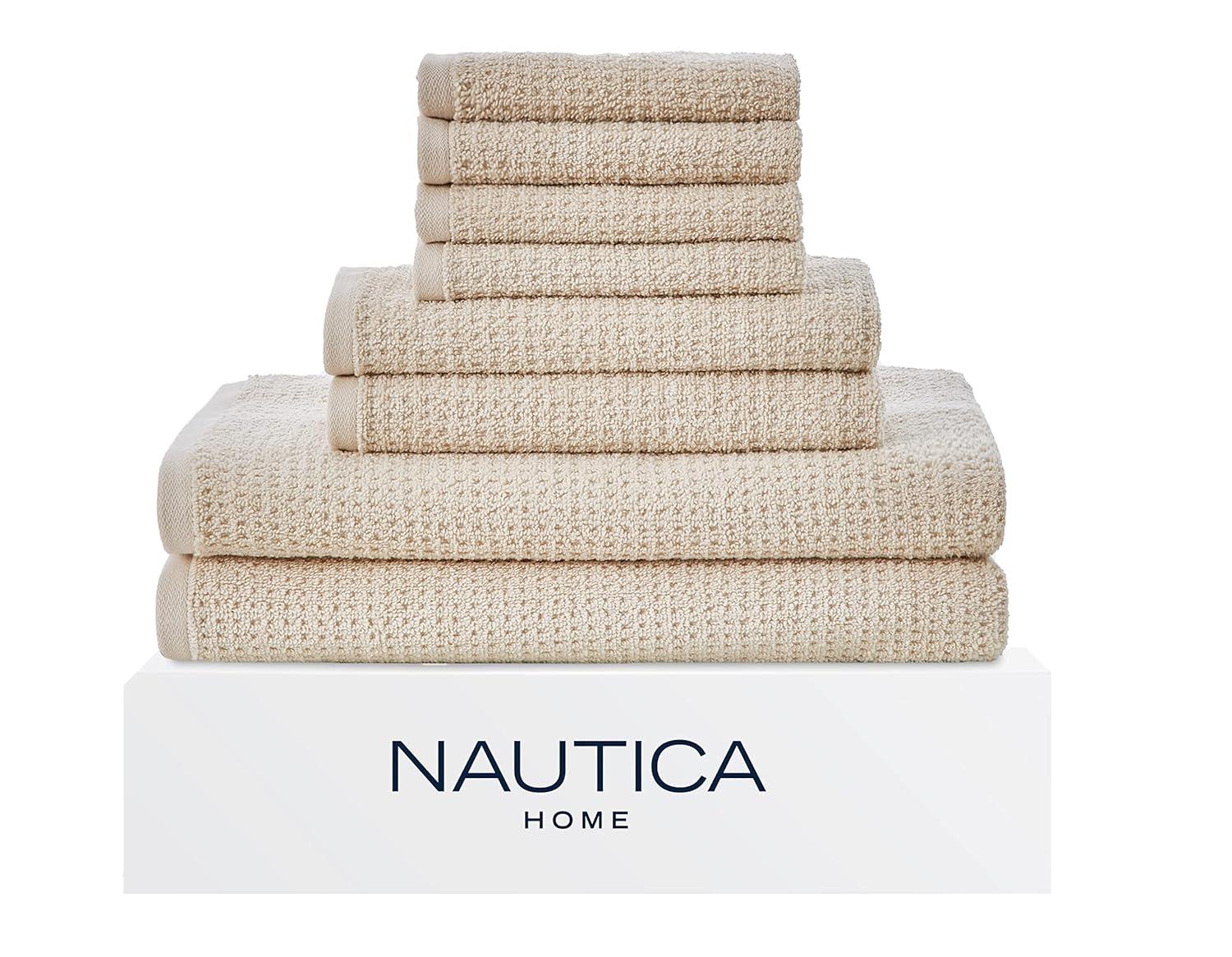 Nautica Bath Oceane 8 Piece 100% Cotton Towel Set