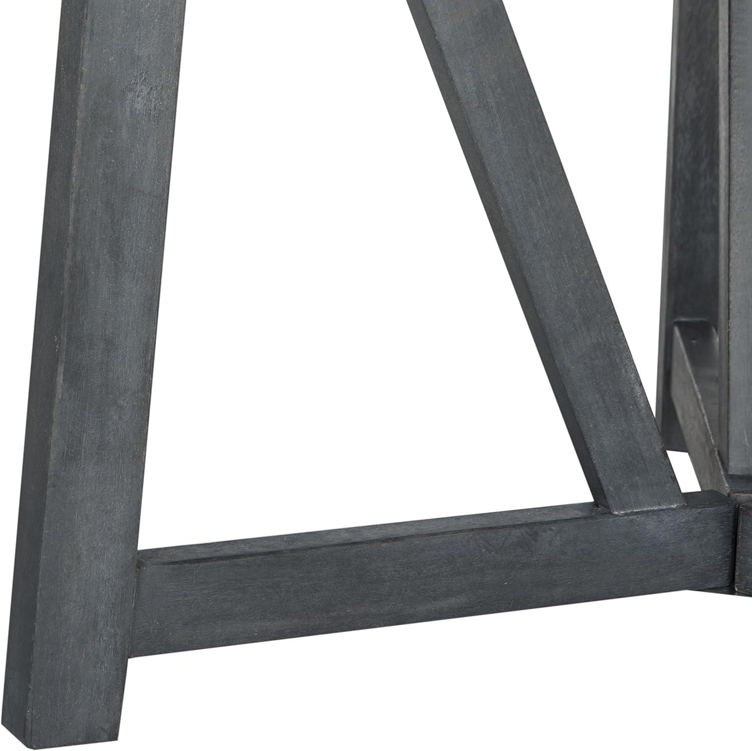 Cloverdale Round Table - Indoor/Outdoor - PAT6733 - Ash Grey - Safavieh