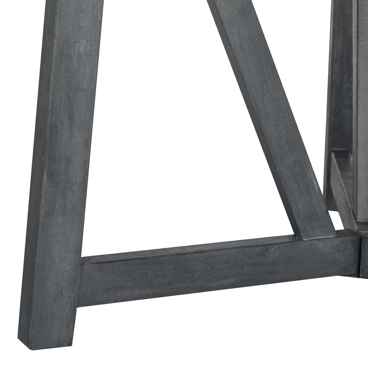 Cloverdale Round Table - Indoor/Outdoor - PAT6733 - Ash Grey - Safavieh