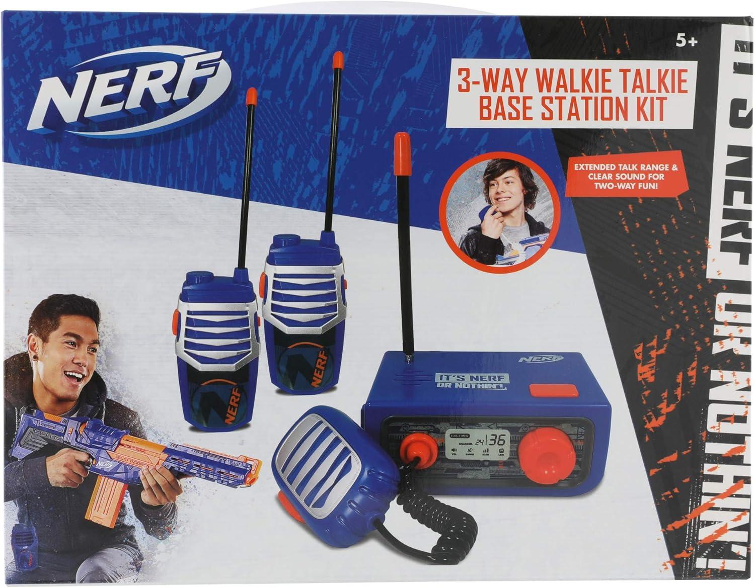 Nerf 3-Way Walkie Talkie Base Station Kit