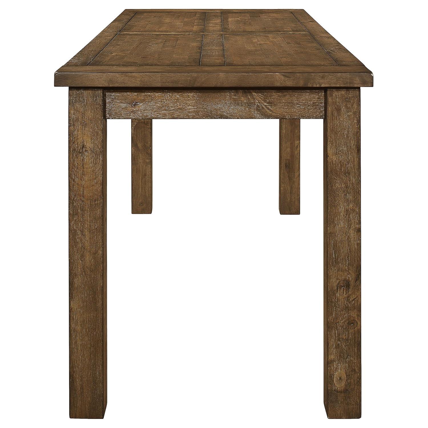 Coaster Company Coleman 83.75 in Rectangle Dining Table, Golden Brown