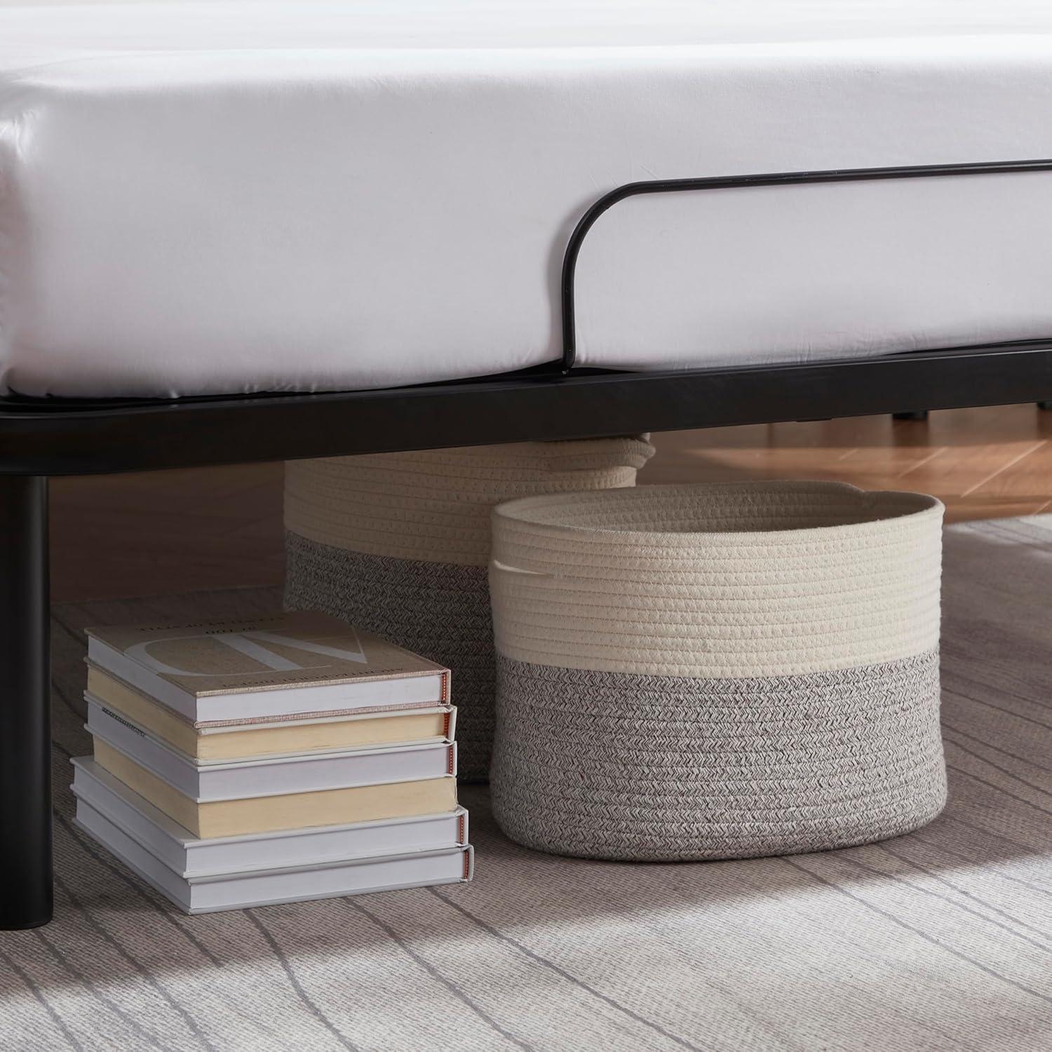 Bryt Basic Adjustable Bed Base, Queen Size Bed Frame with Motorized Head and Foot Incline and Wireless Remote