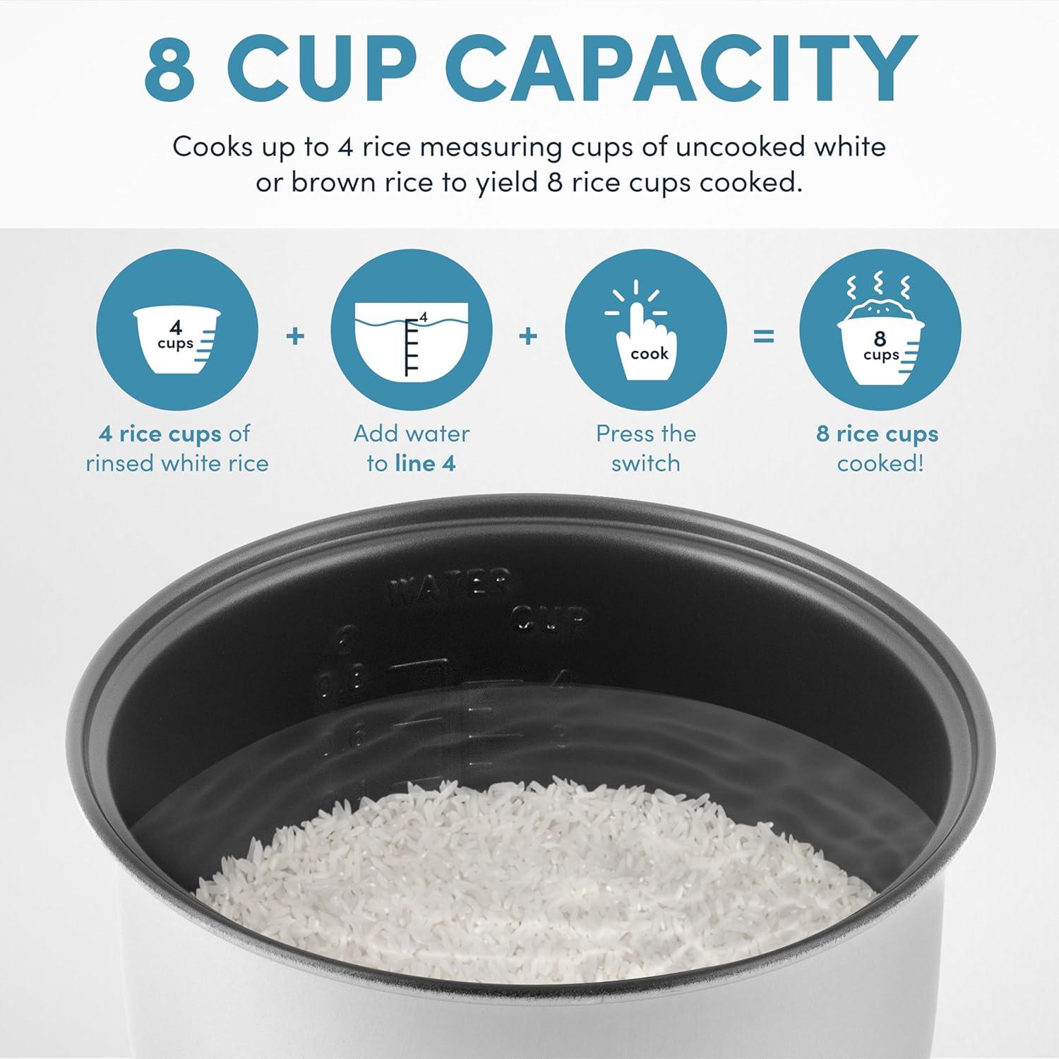 Aroma Aroma 8 Cup Cool-Touch Rice Cooker