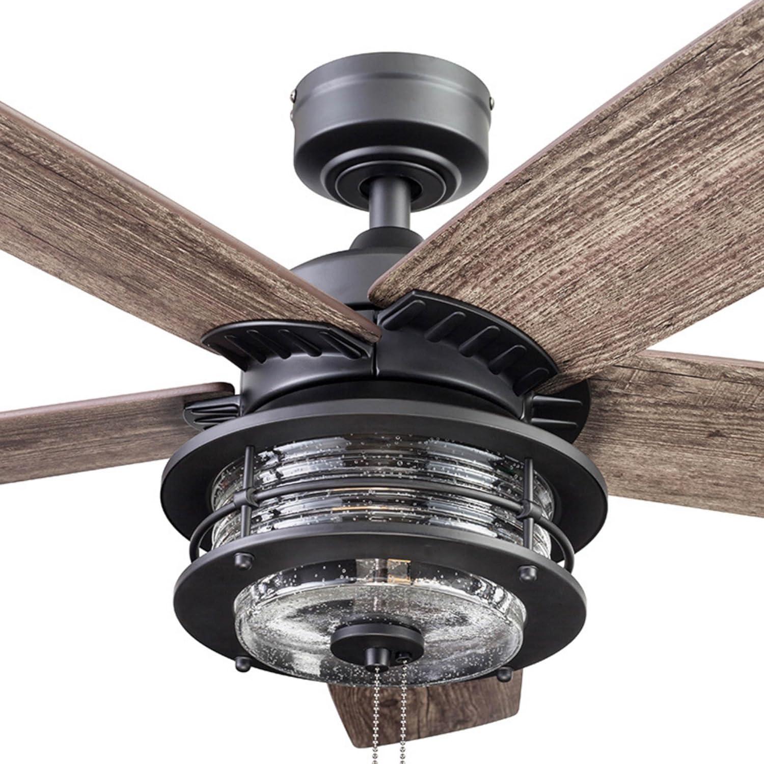 52" Foxhaven 5 - Blade Standard Ceiling Fan with Pull Chain and Light Kit Included