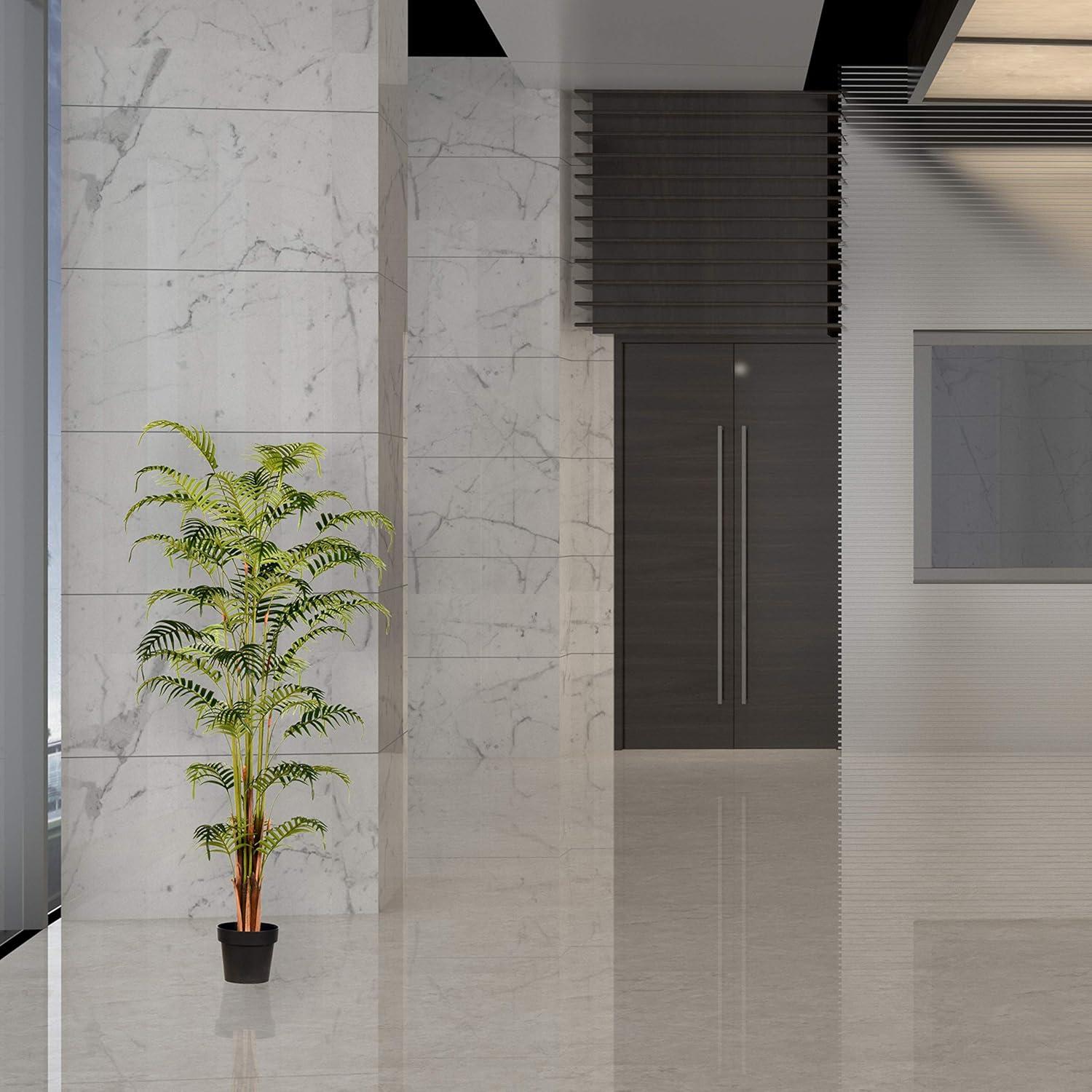 Birch Lane™ Madie 70" Artificial Potted Fern Palm Real Touch Leaves