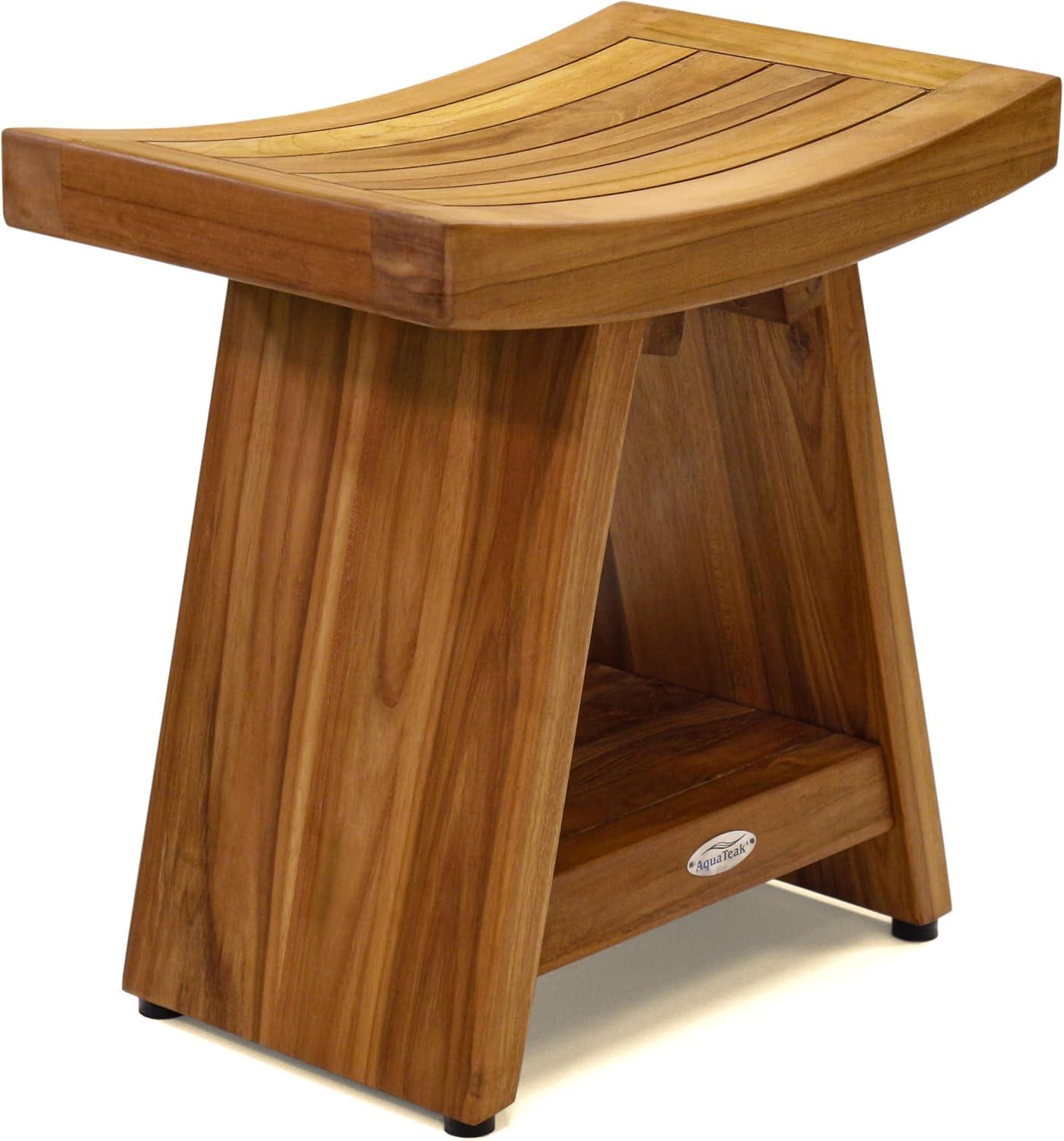 Aqua Teak Asia 18'' W Teak Shower Bench