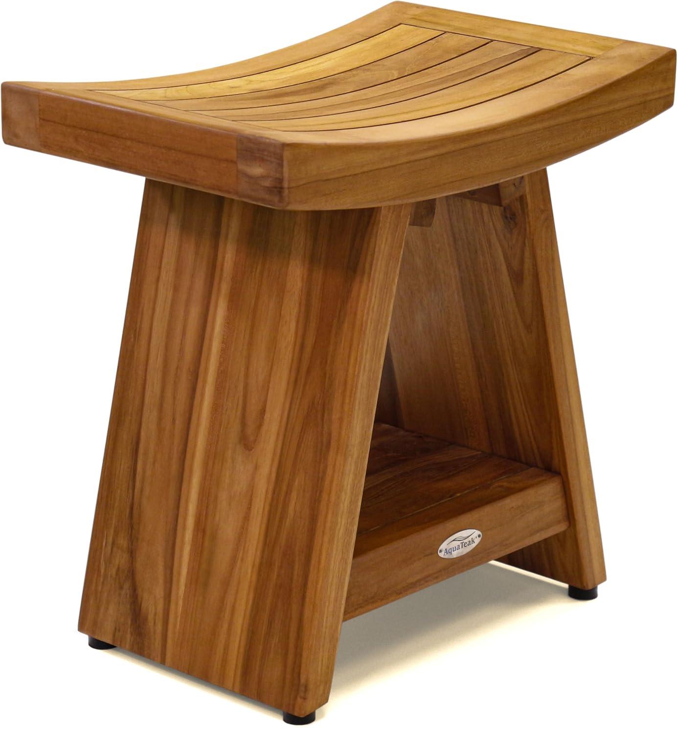 Aqua Teak Asia 18'' W Teak Shower Bench