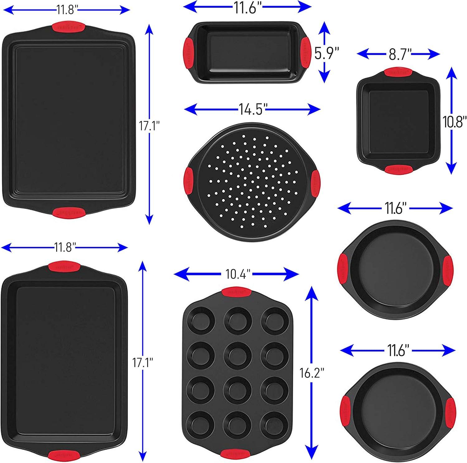 NutriChef NutriChef 8 Piece Bakeware Set