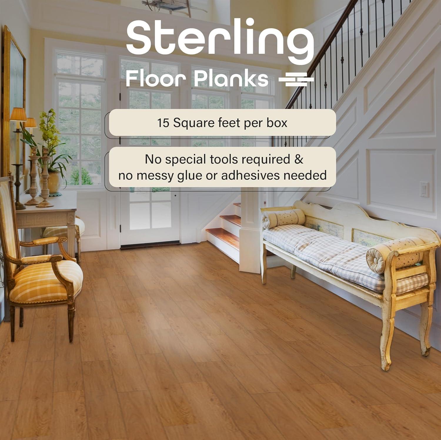Sterling 0.047'' Thick 6'' W x 36'' L Plank
