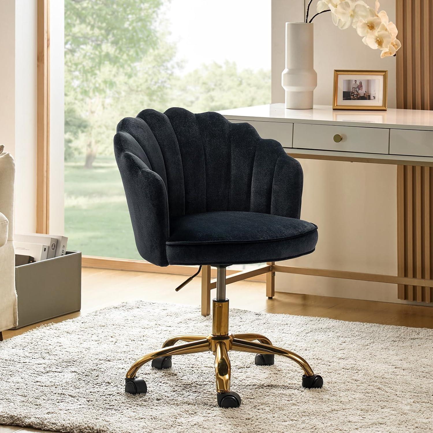 Belanda 23'' W Modern VelvetTask Chair with Tufted Back