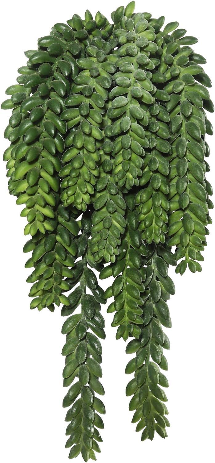 13'' Green Plastic Artificial Donkey Tail Bush