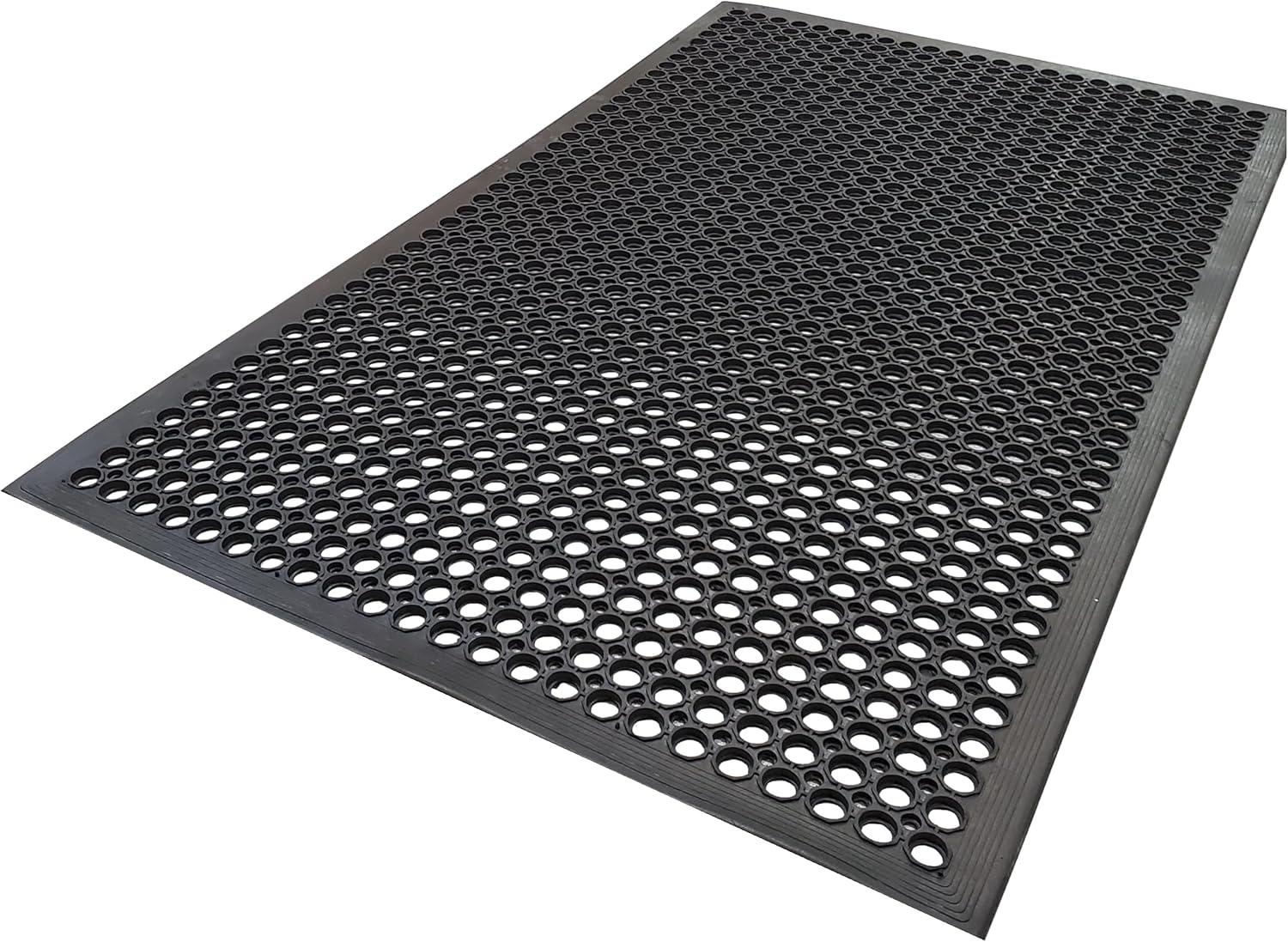GRIDMANN Anti-Fatigue Restaurant Floor Mat, Non-Slip Rubber Drainage Mat