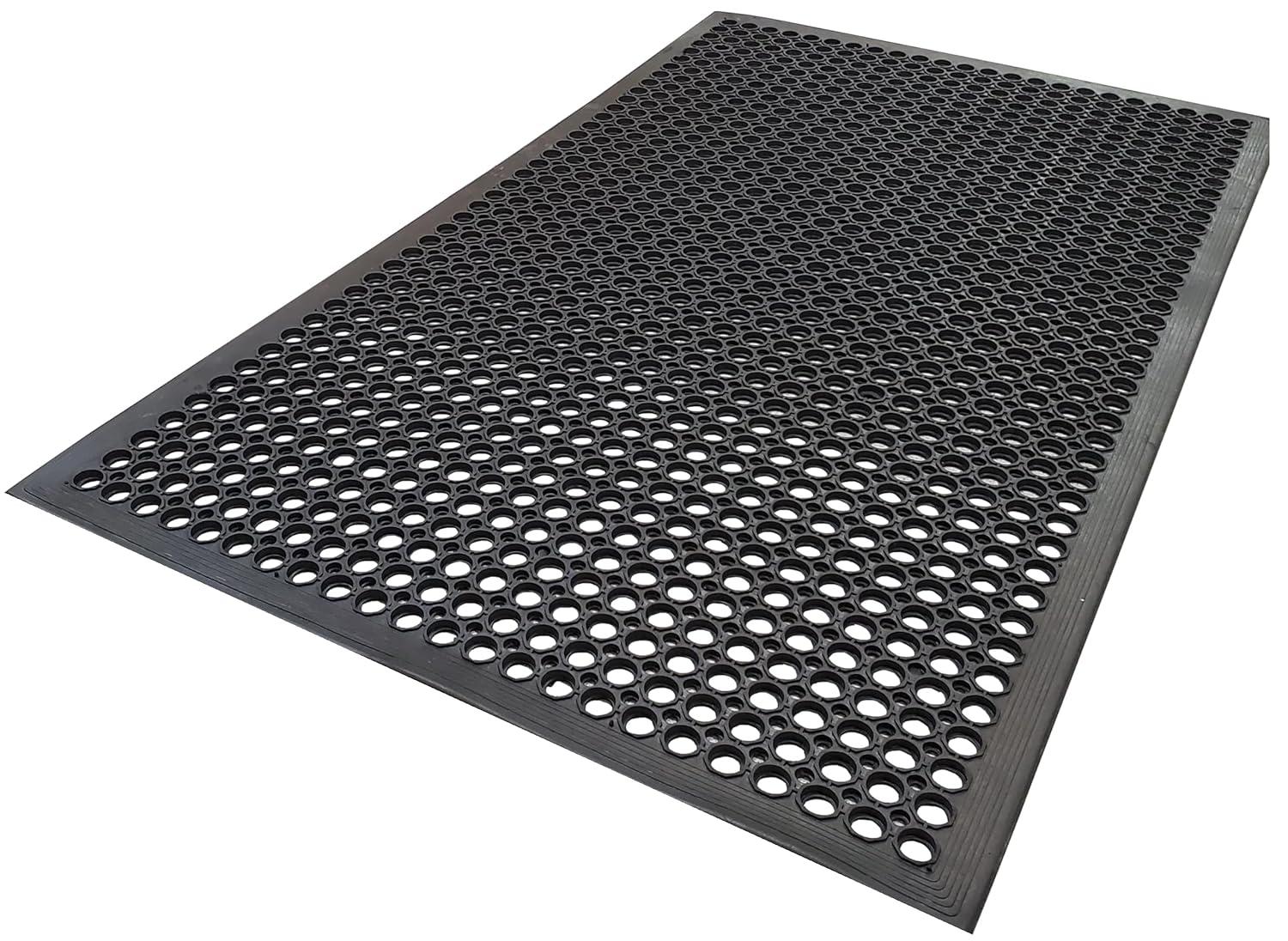 GRIDMANN Anti-Fatigue Restaurant Floor Mat, Non-Slip Rubber Drainage Mat