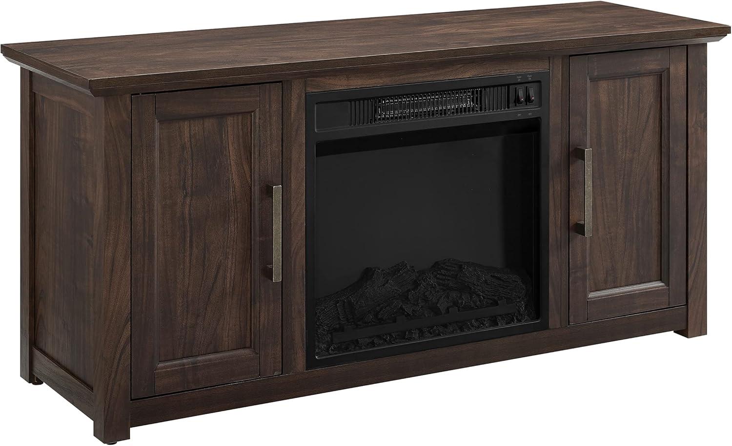 Camden Low Profile Fireplace TV Stand for TVs up to 50" - Crosley