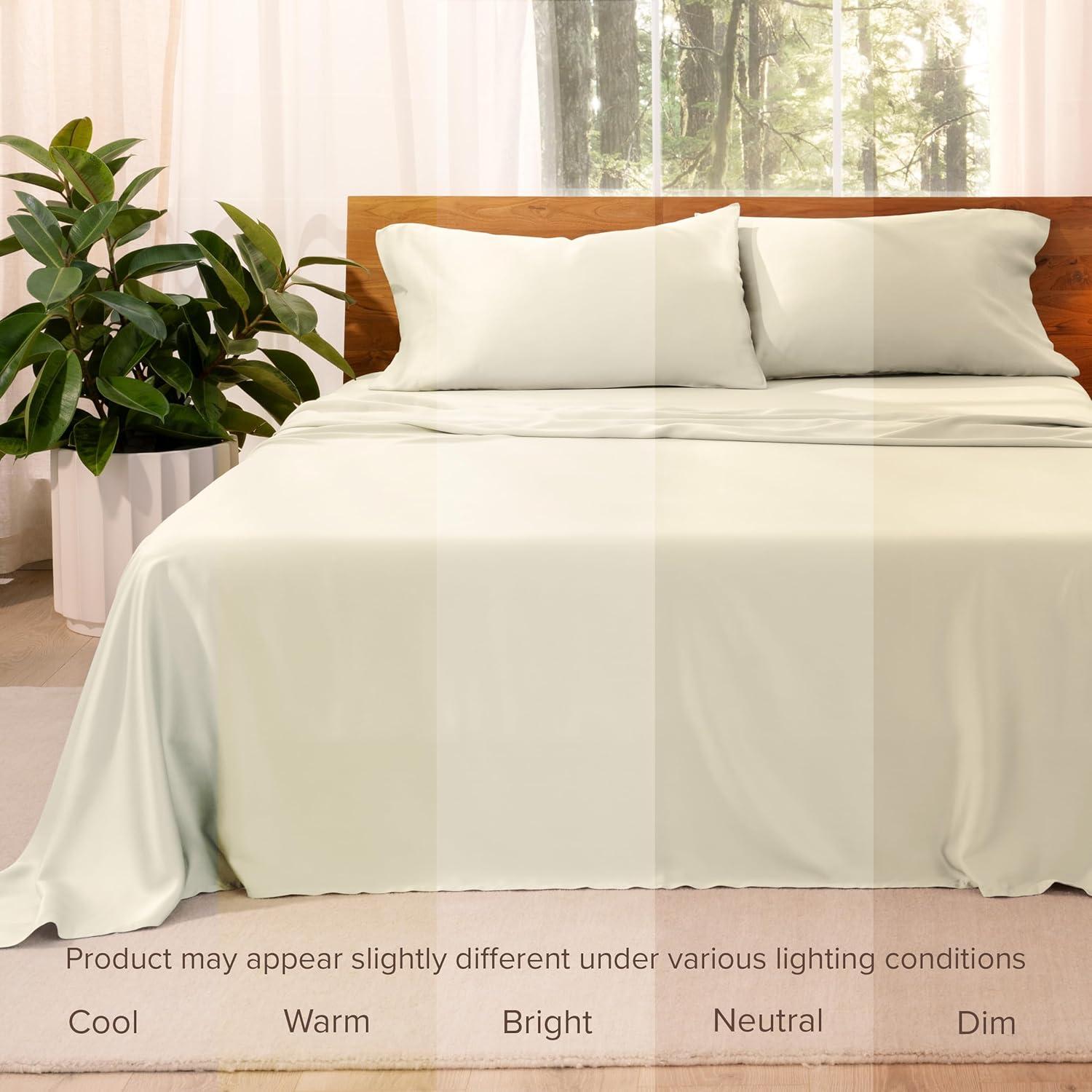 Twin XL Natural TENCEL™ Lyocell Sheet Set by Bare Home