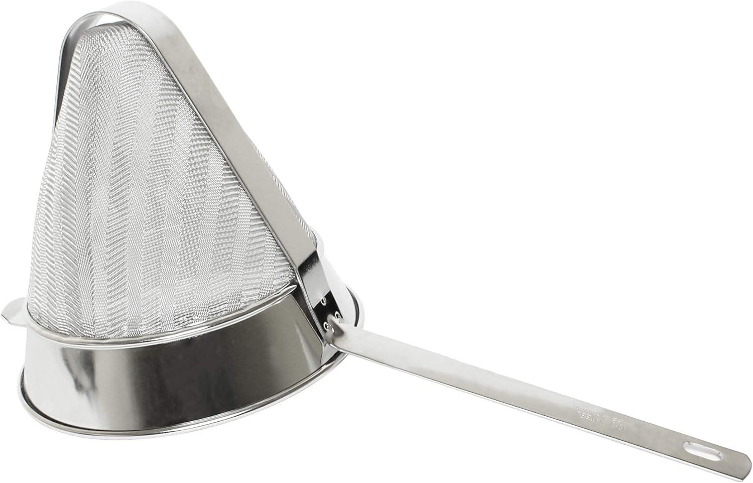 10-Inch Stainless Steel Fine Mesh China Cap Strainer