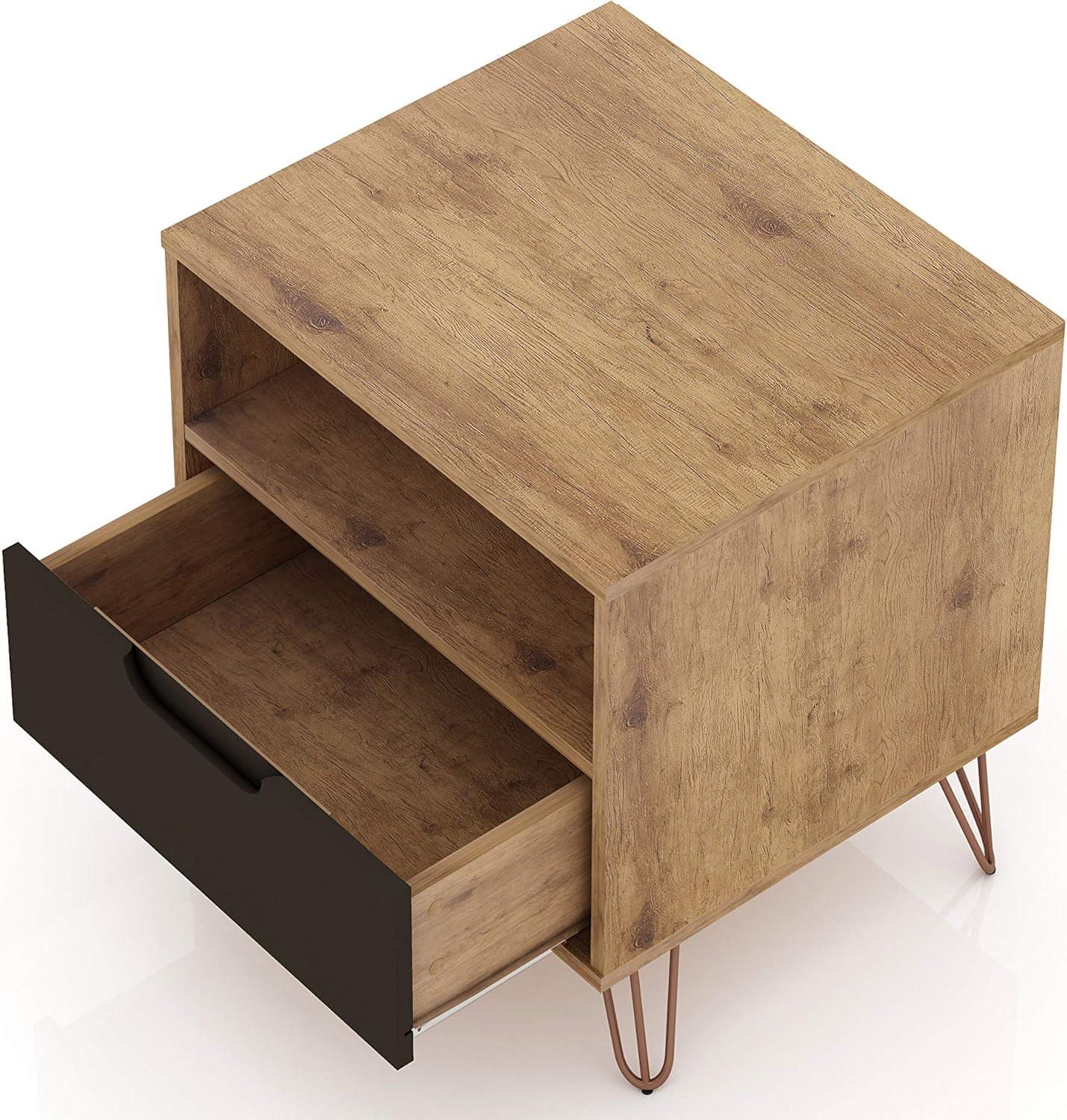 1.0 Rockefeller Nightstand - Manhattan Comfort