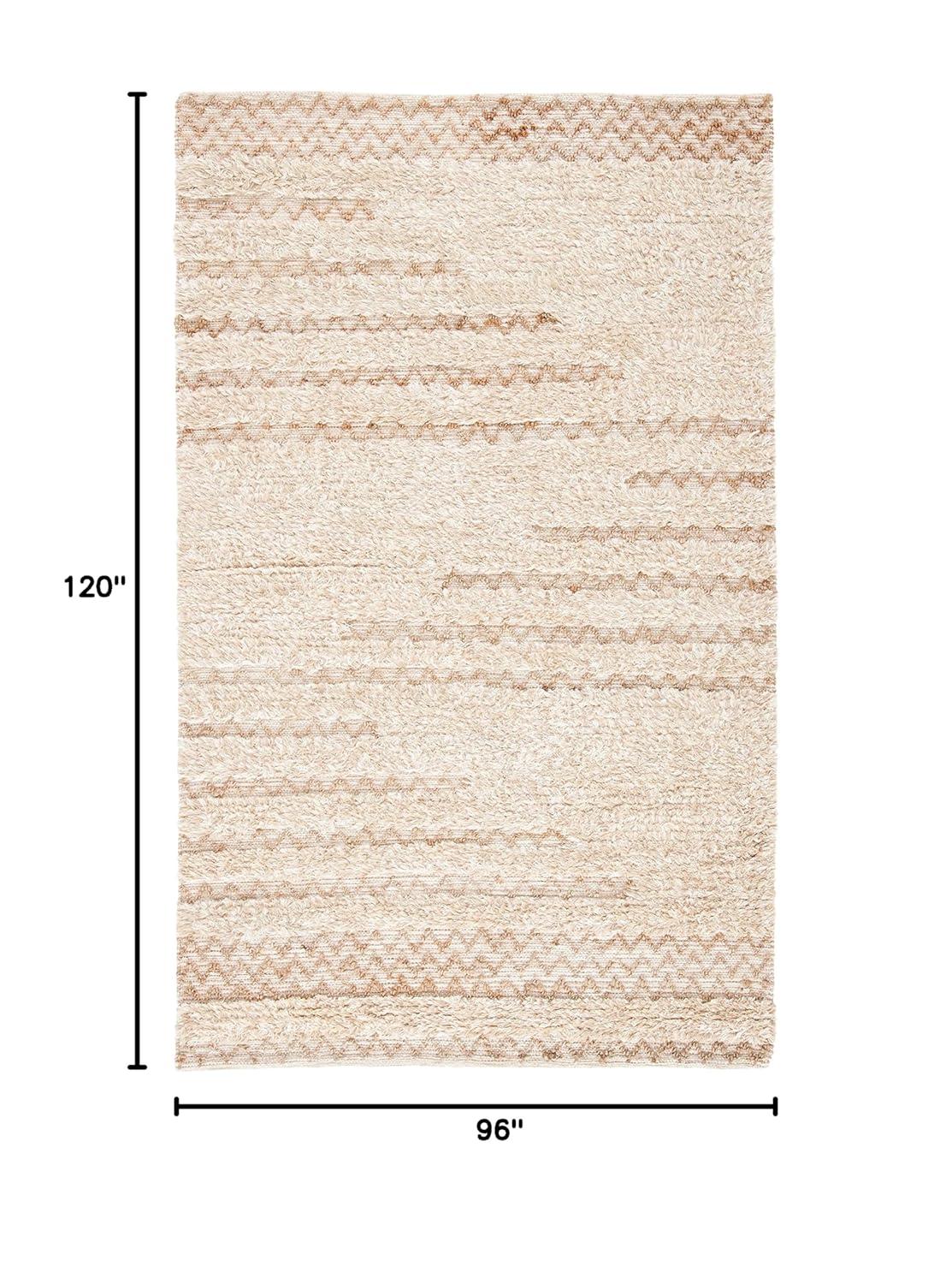 Natura NAT720 Hand Loomed Indoor Area Rug - Beige/Natural - 8'x10' - Safavieh