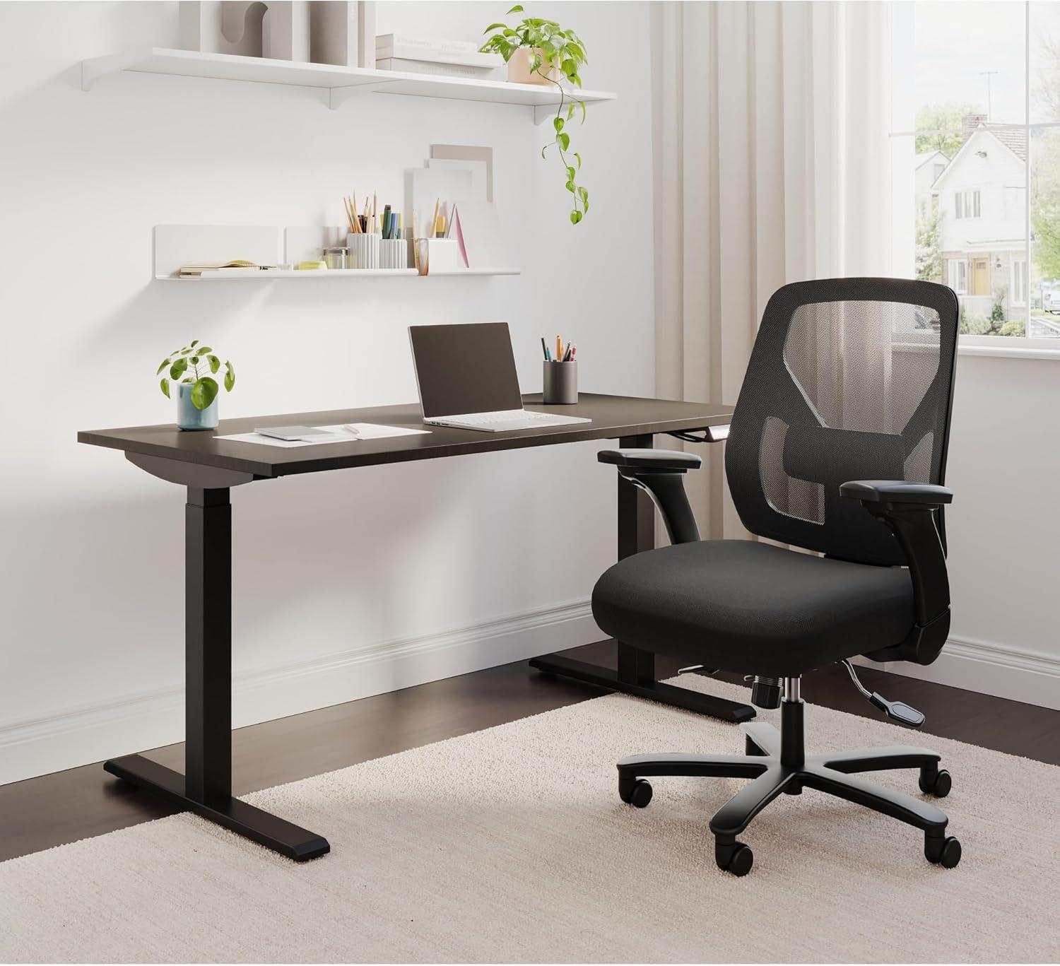 Realspace® Magellan Performance Electric 60"W Height-Adjustable Standing Desk, Espresso