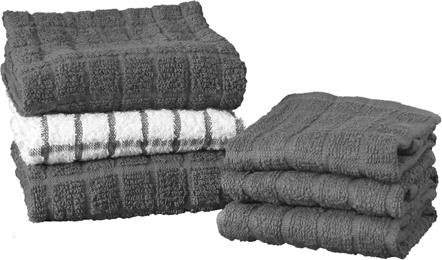 Cotton Plaid Kitchen Towel Linen Set