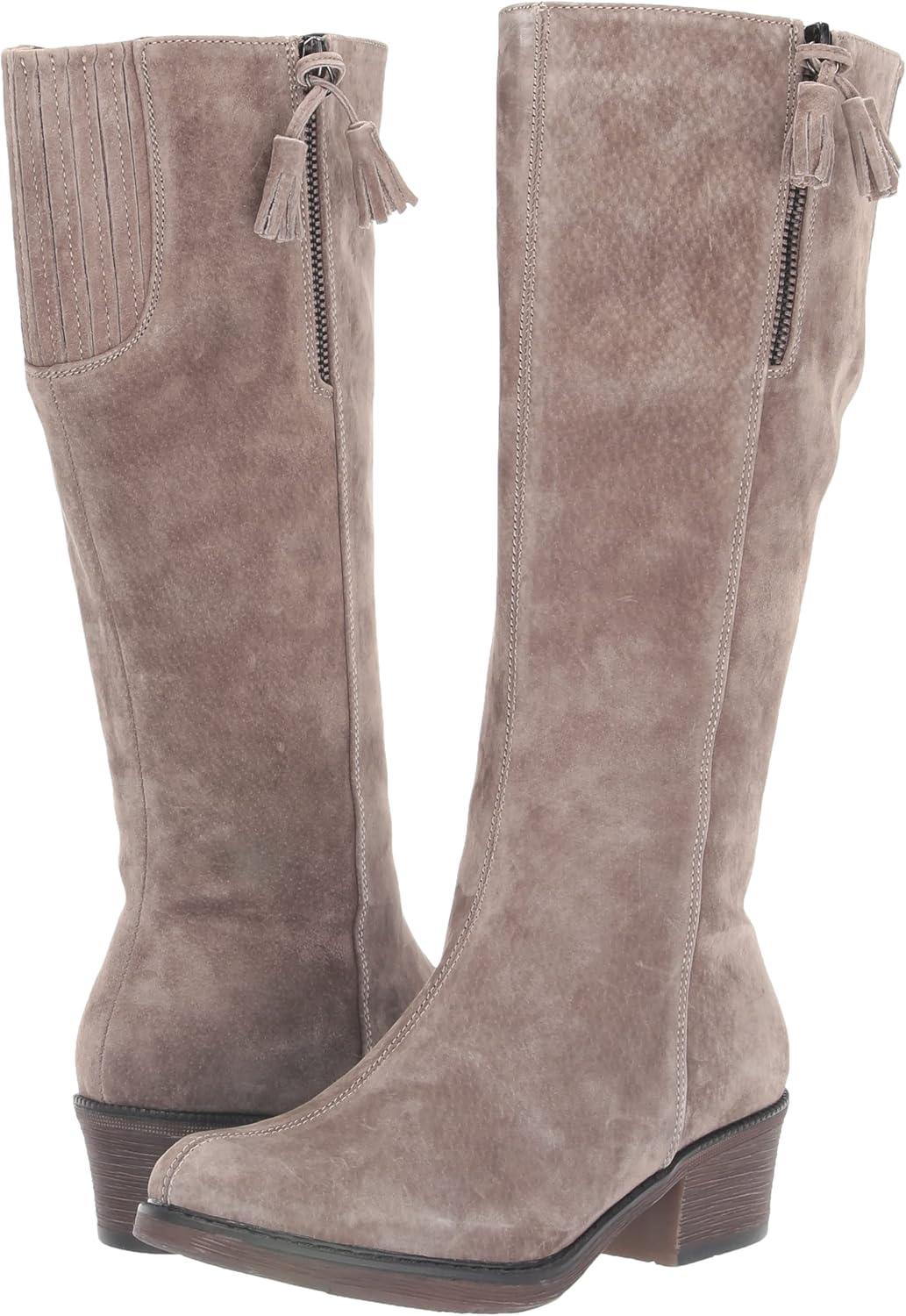 Rider Classic 14'' Smoked Taupe Suede Riding Boots