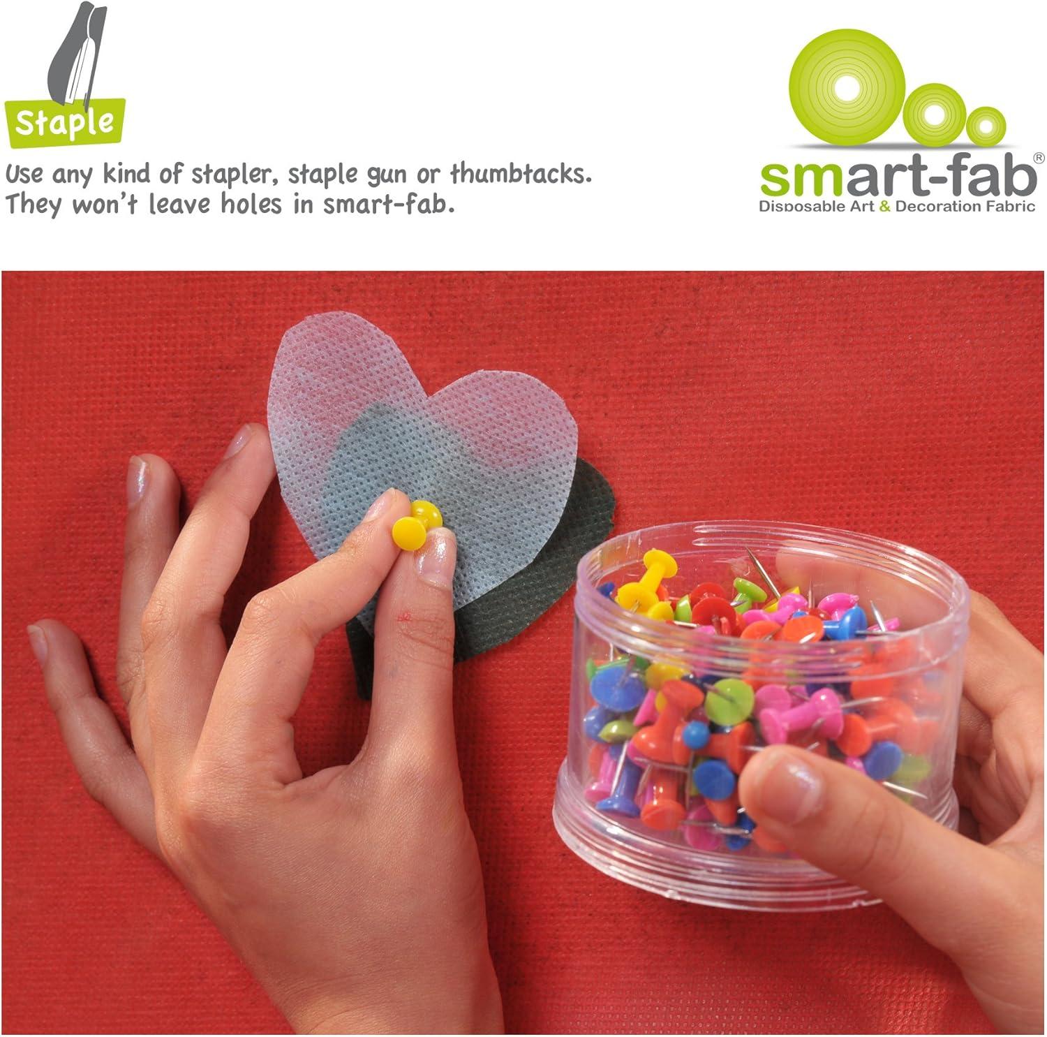 Smart-Fab® Art & Decoration Fabric Roll, 48" x 40', Black