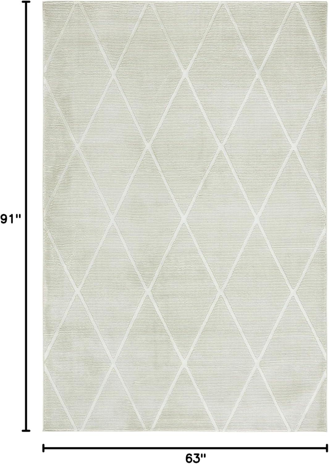 Revive REV104 Power Loomed Indoor Area Rug - 5'3"x7'7" - Sage - Safavieh