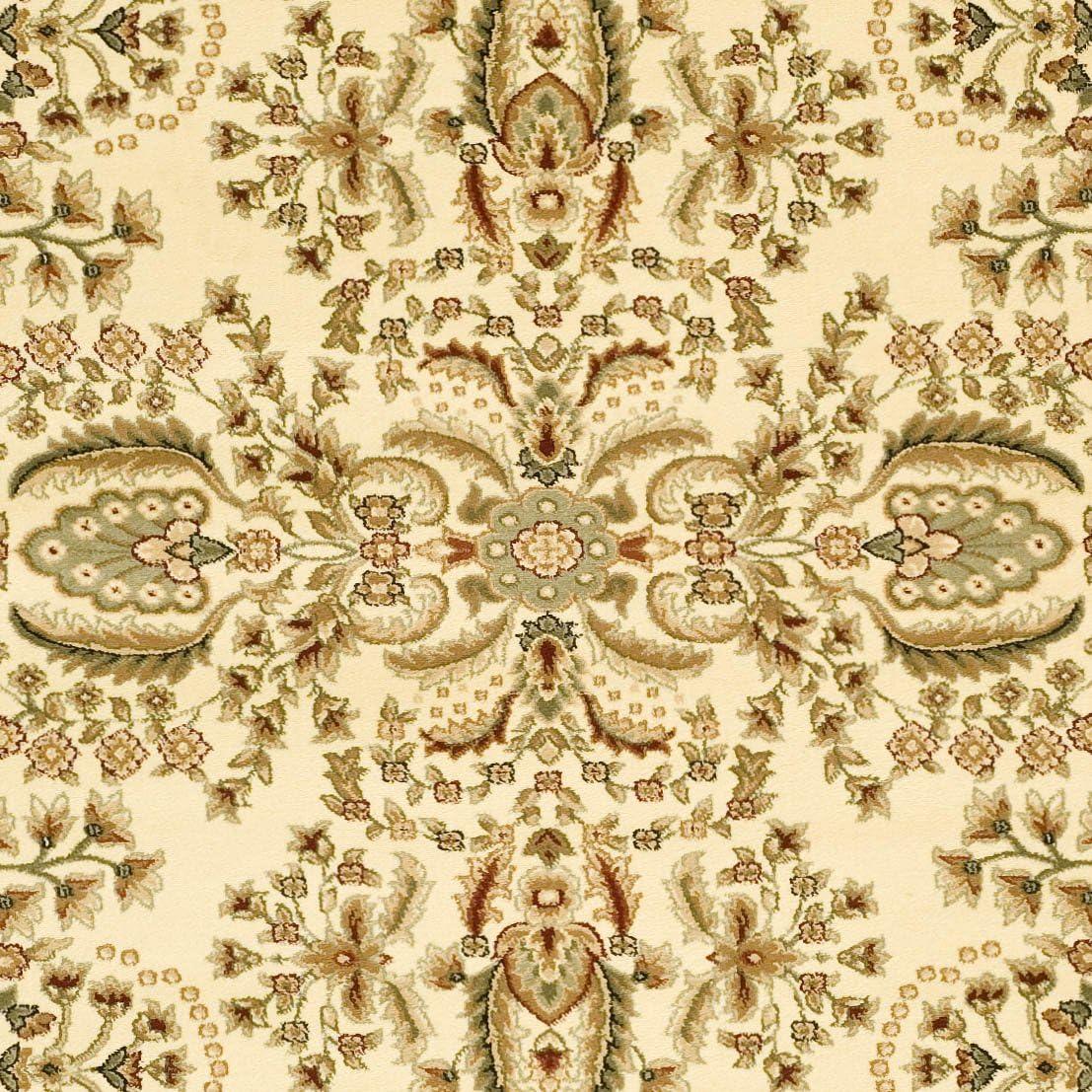 Lyndhurst LNH214 Power Loomed Area Rug - Ivory/Rust - 8'x11' - Safavieh.