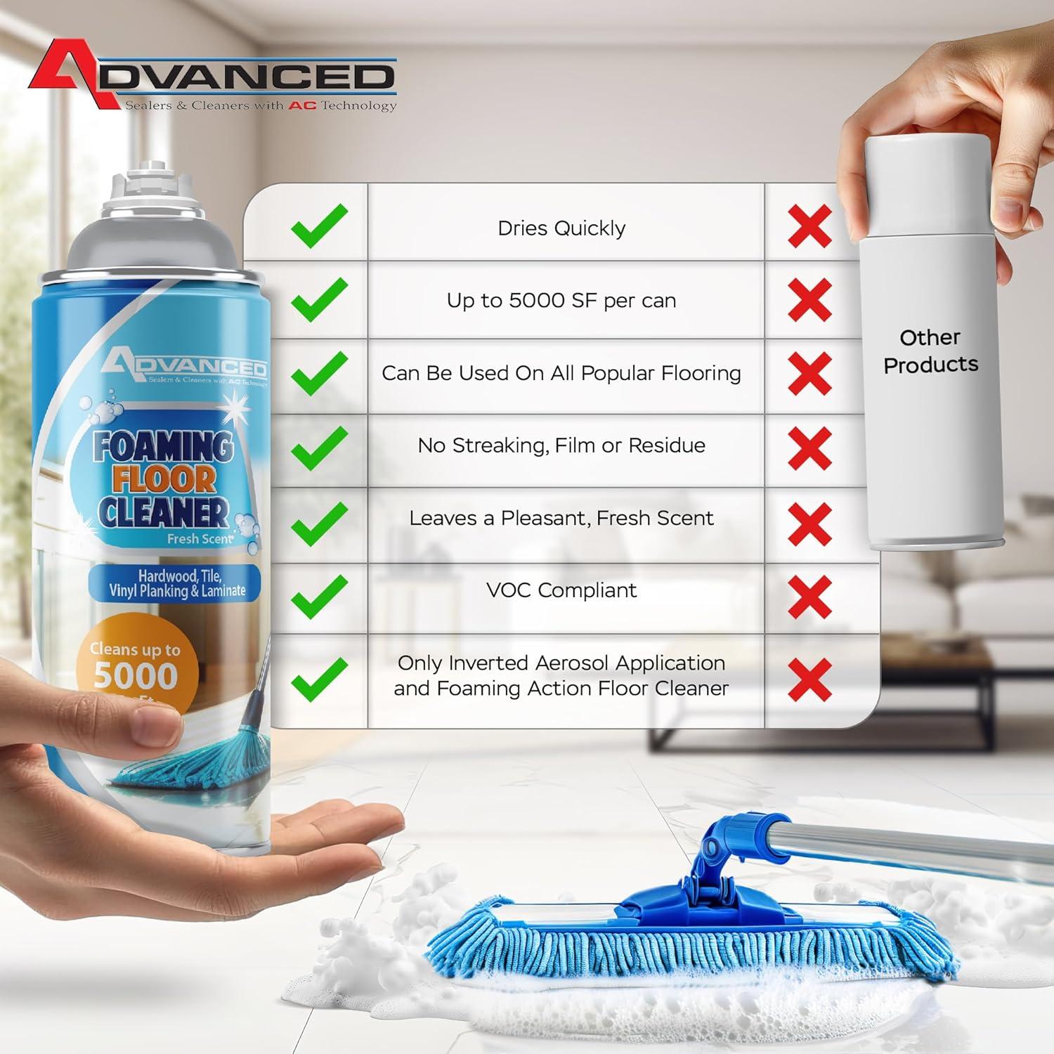 Advanced Fresh Scent Foaming Multi-Surface Floor Cleaner 19 oz