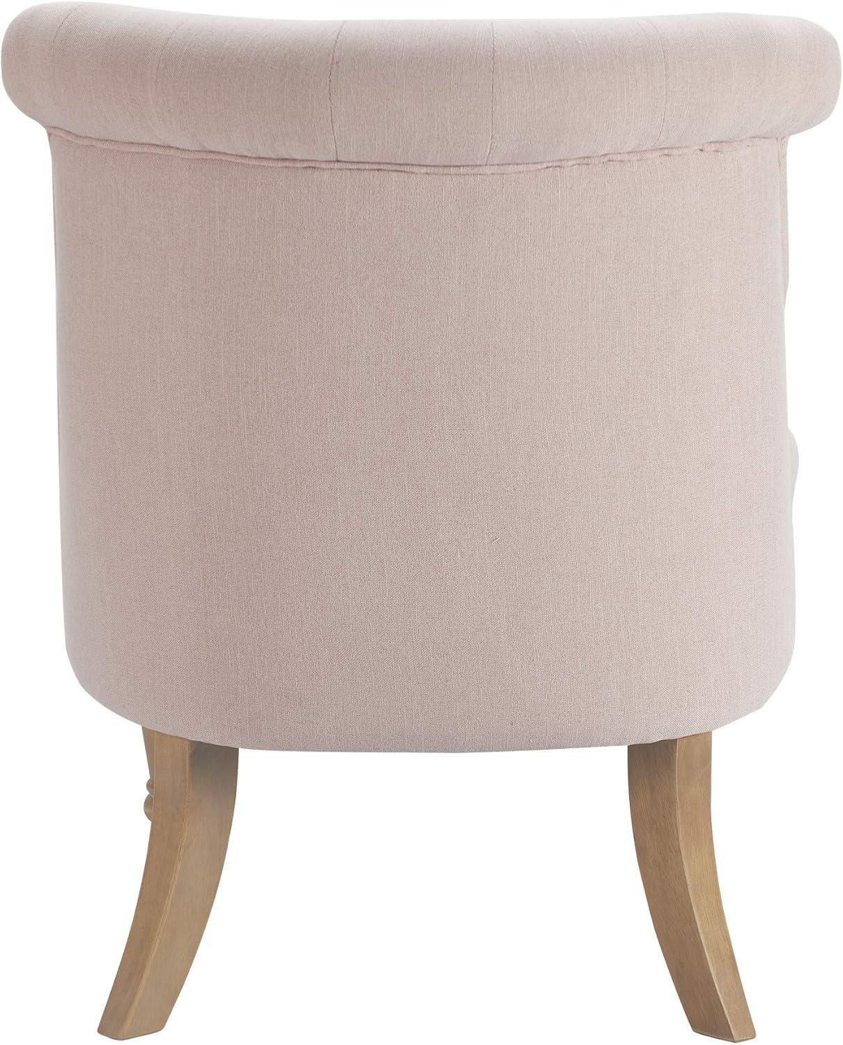 Elmhurst Tufted Accent Chair Blush Pink - Finch