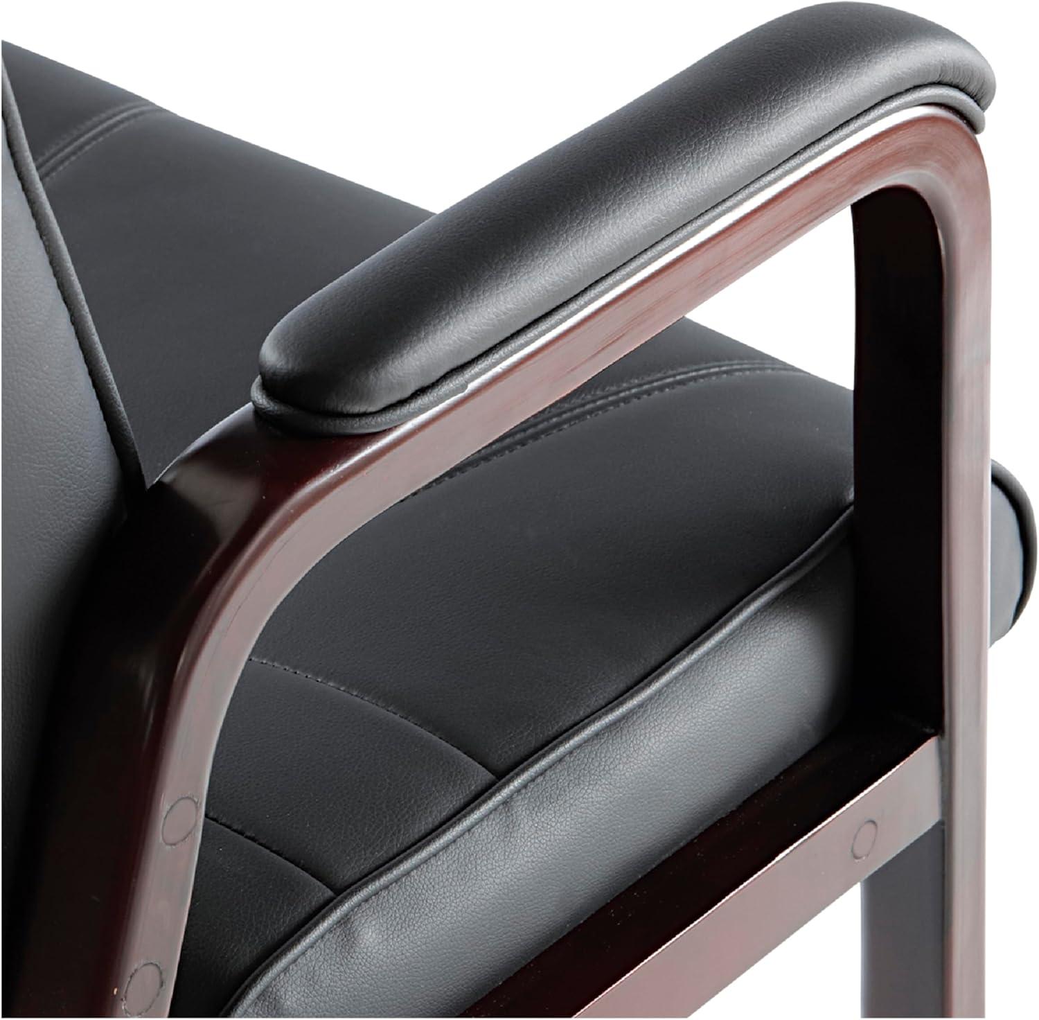 Alera® Waiting Room Chair with Wood Frame