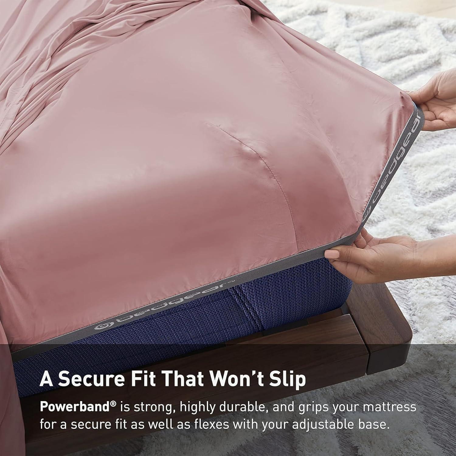 Bedgear Queen Hyper Cotton Sheet Set Medium Beige