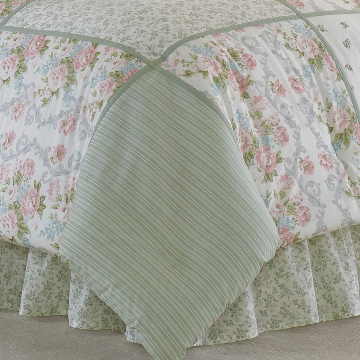 Green Harper Comforter Set - Laura Ashley