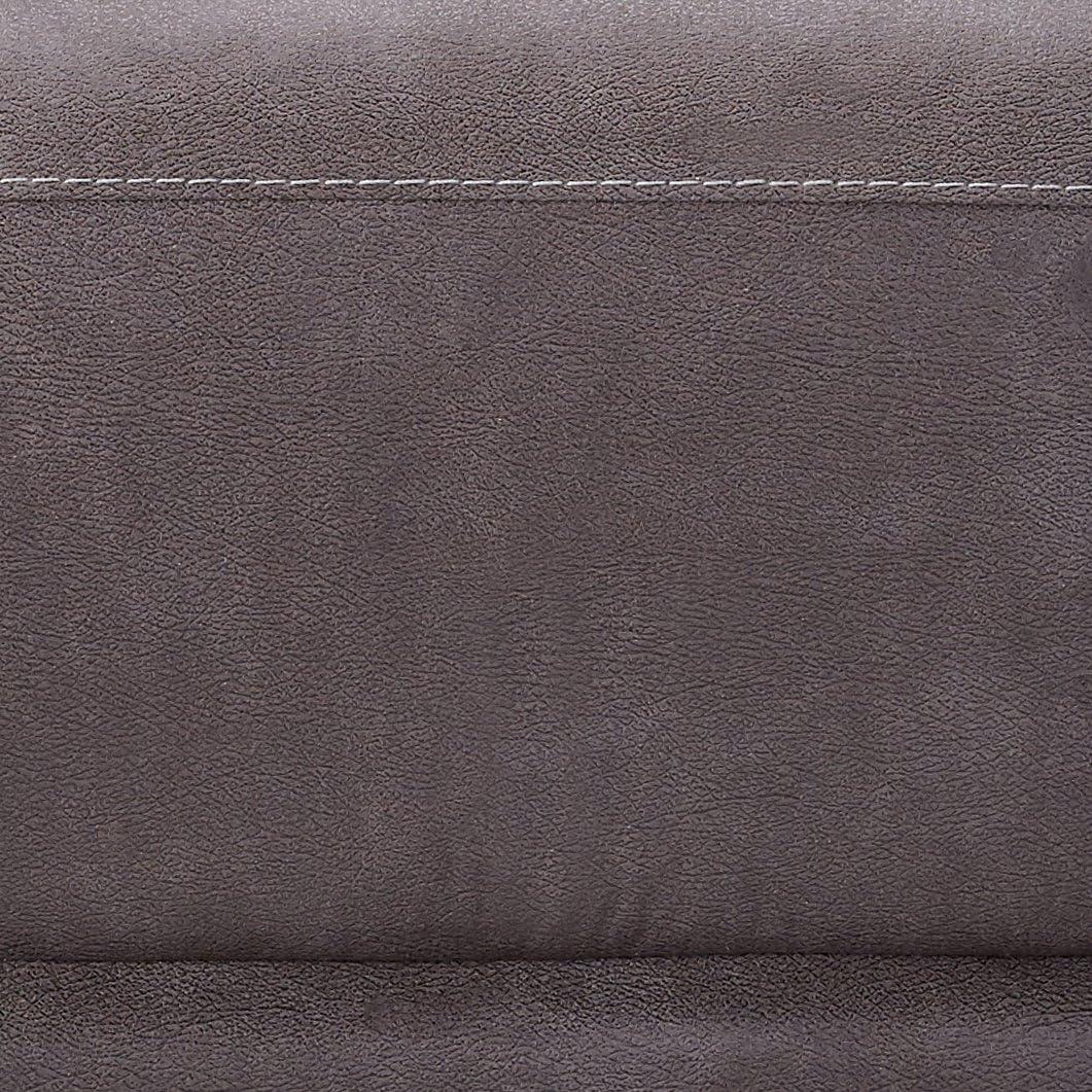 Signature Design by Ashley Austere Faux Leather Zero Wall Recliner in Gray