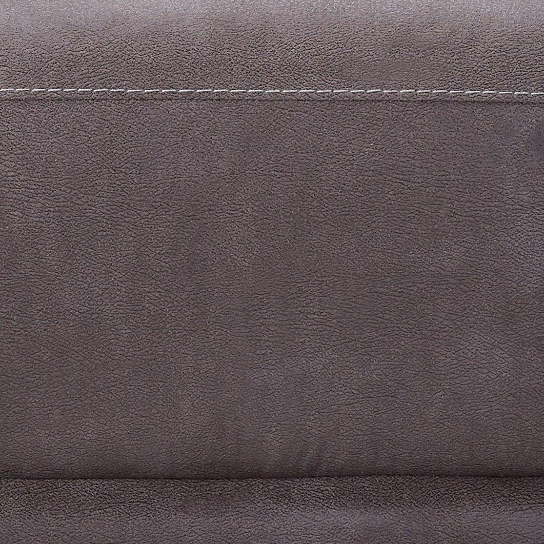 Signature Design by Ashley Austere Faux Leather Zero Wall Recliner in Gray