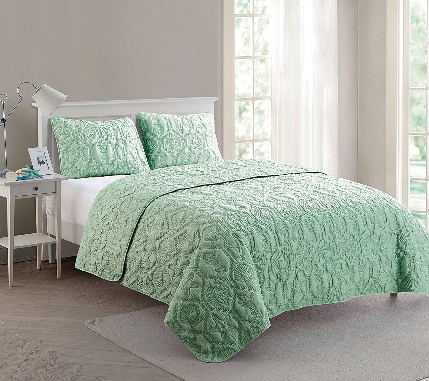 Shore 3-Piece Embossed Quilt Set