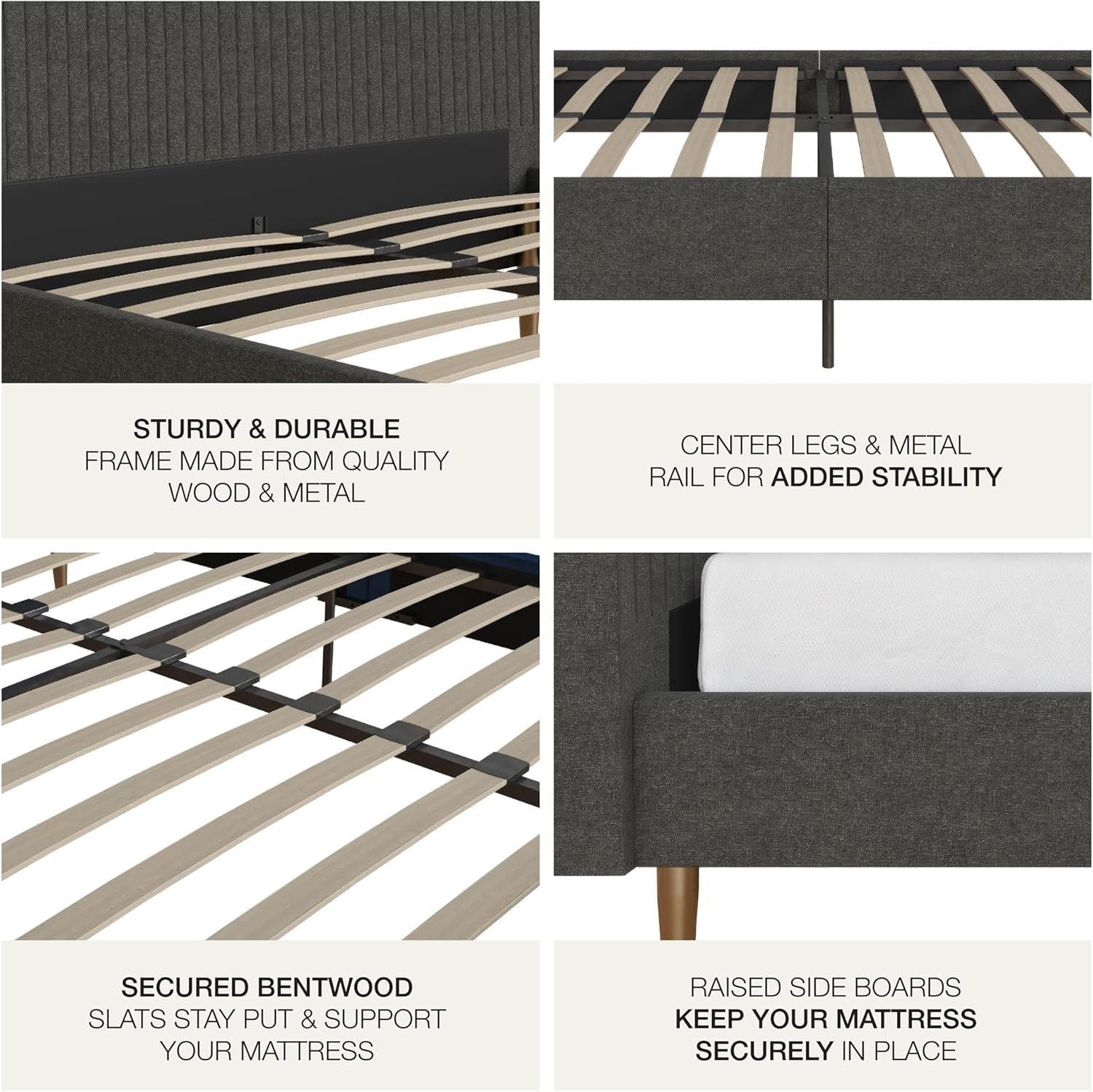 Daphne Upholstered Platform Bed