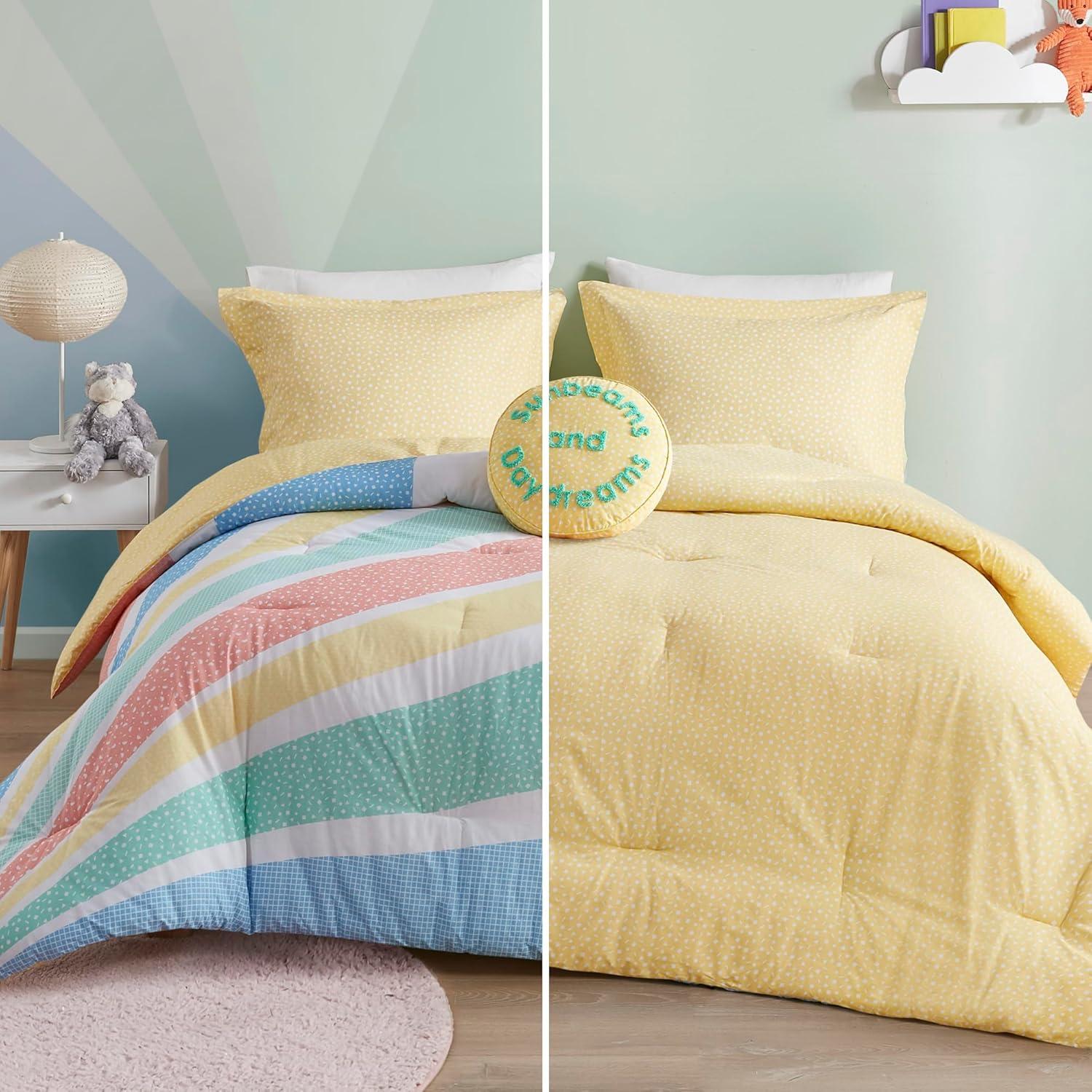 Rory Rainbow Sunburst Reversible Cotton Comforter Set