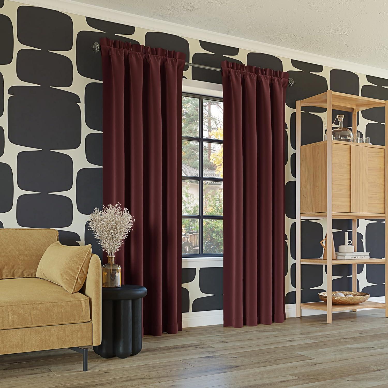 Sun Zero Oslo Theater Grade Extreme 100% Blackout Rod Pocket Curtain Panel