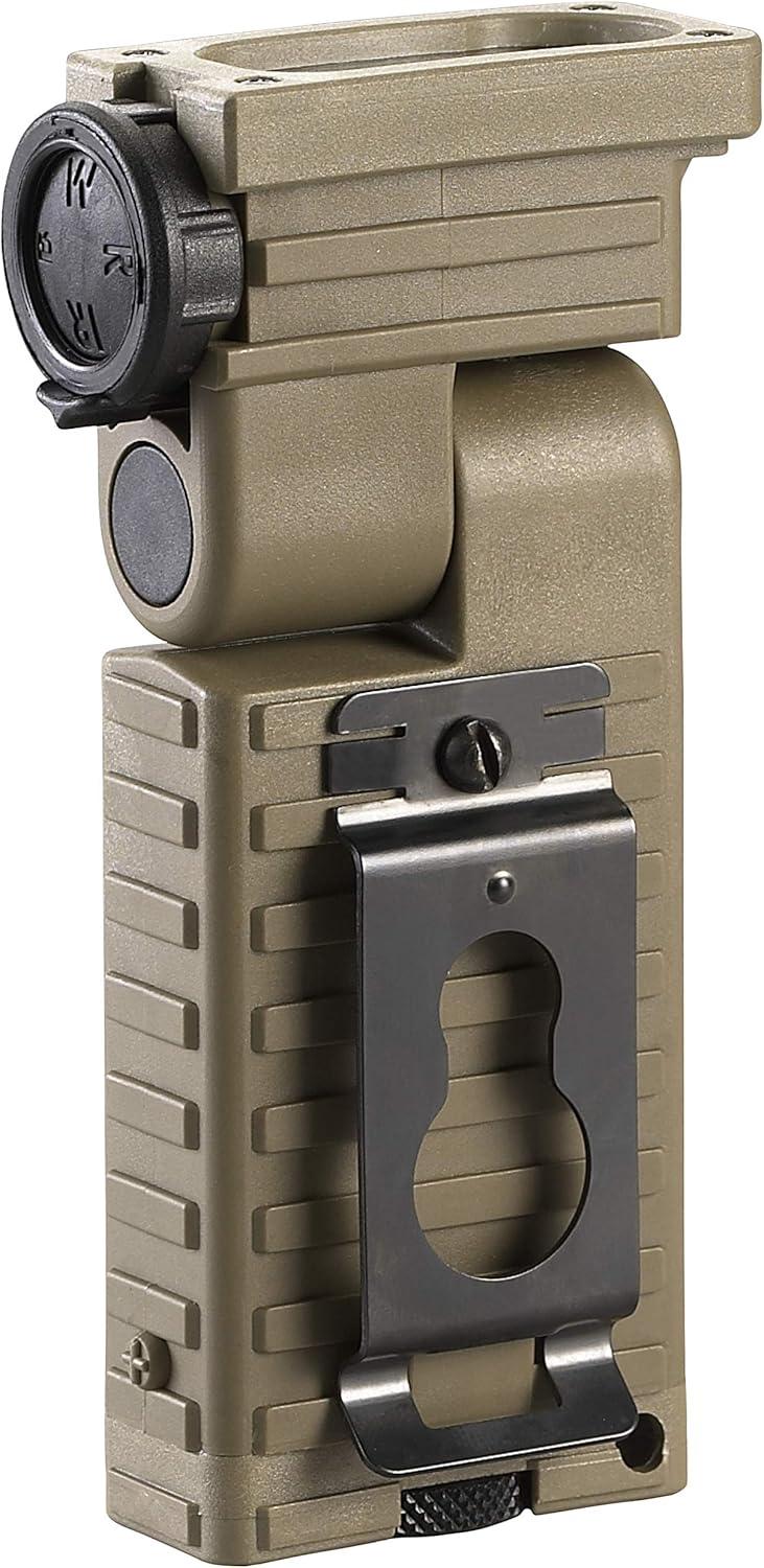 Streamlight 14032 Sidewinder 55-Lumens LED Military Flashlight with (2) AA Alkaline Batteries in Box, Coyote