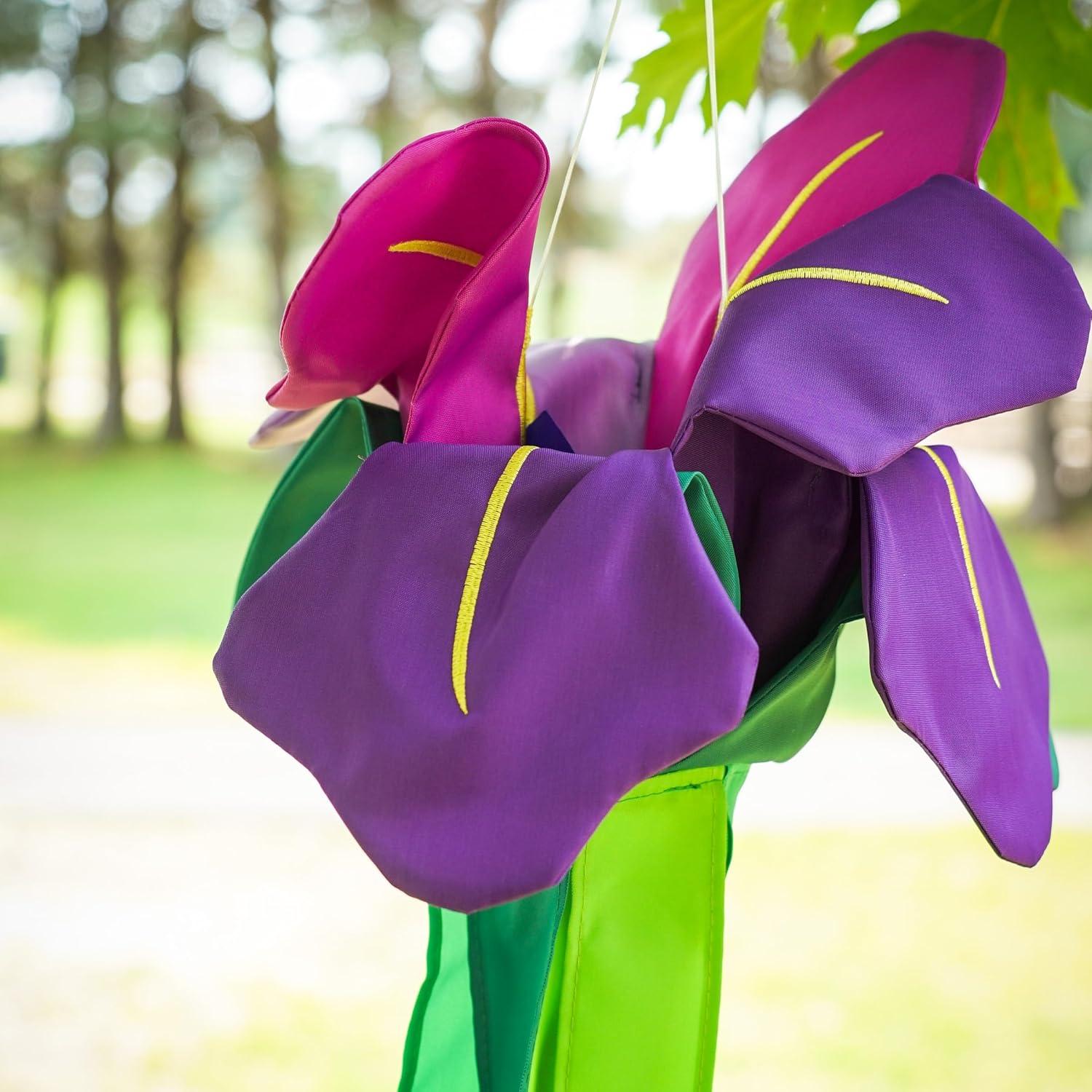 Spring Floral Windtail Windsock