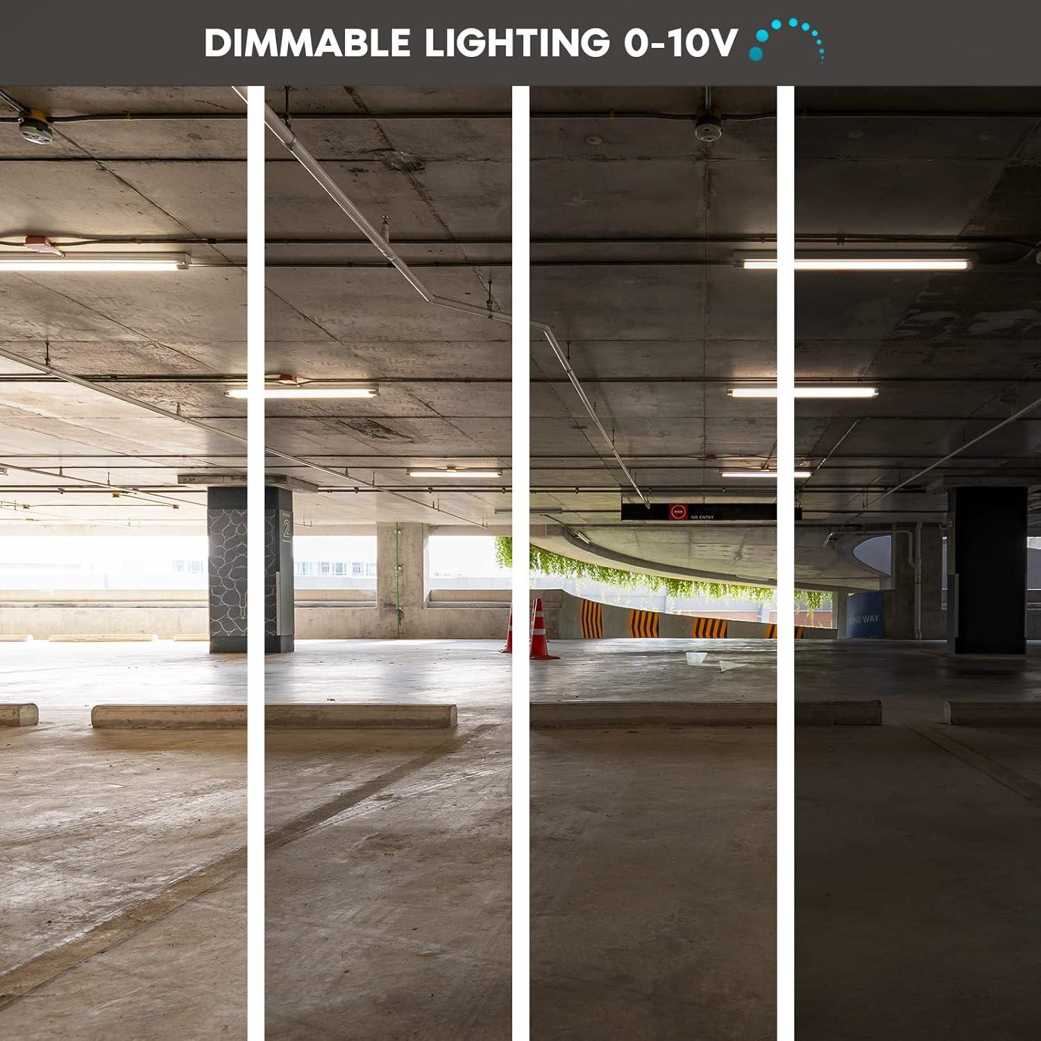 Luxrite 4' Selectable CCT Linear LED Shop Light