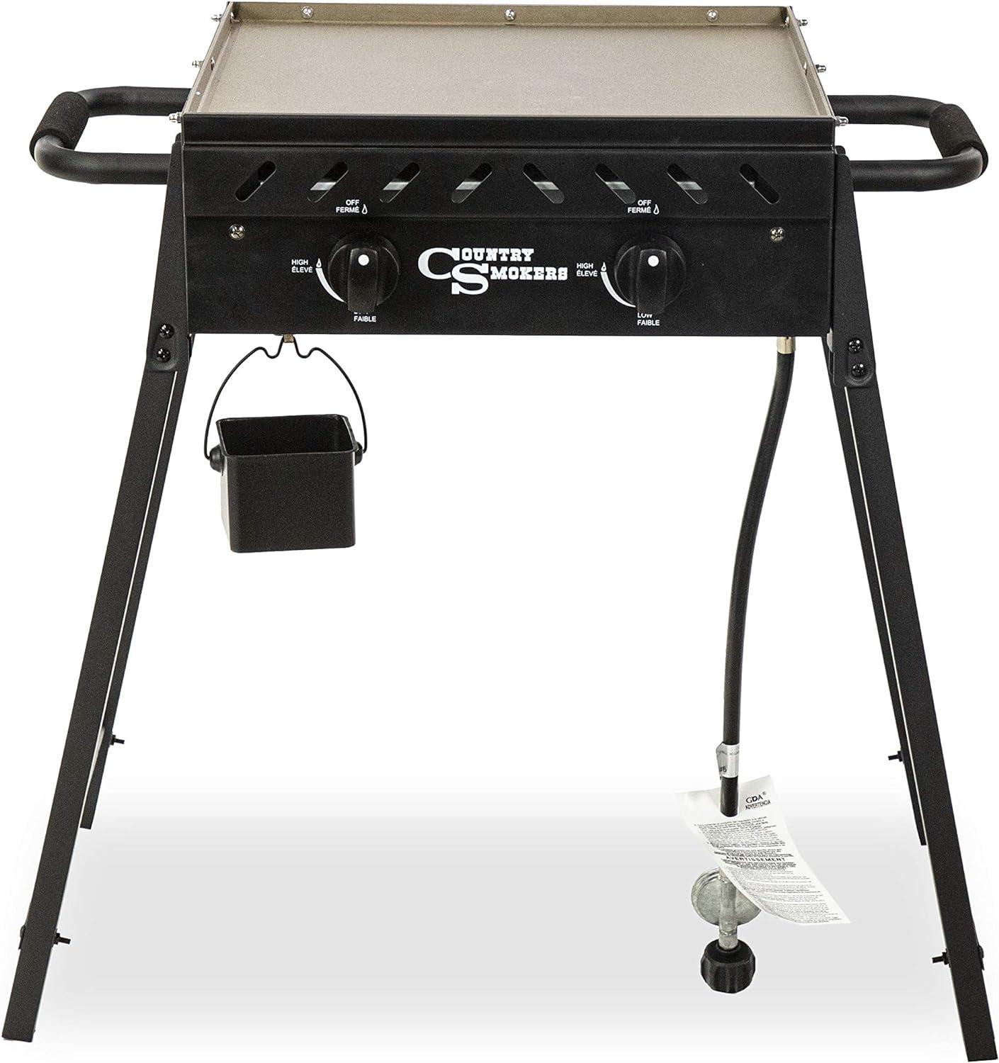 Country Smokers 2 - Burner Flat Top Gas Griddle