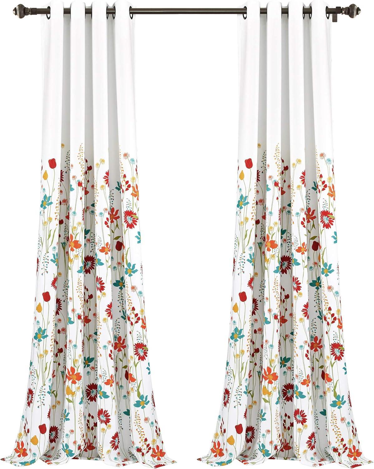 Clarissa Polyester Room Darkening Curtain Pair (Set of 2)