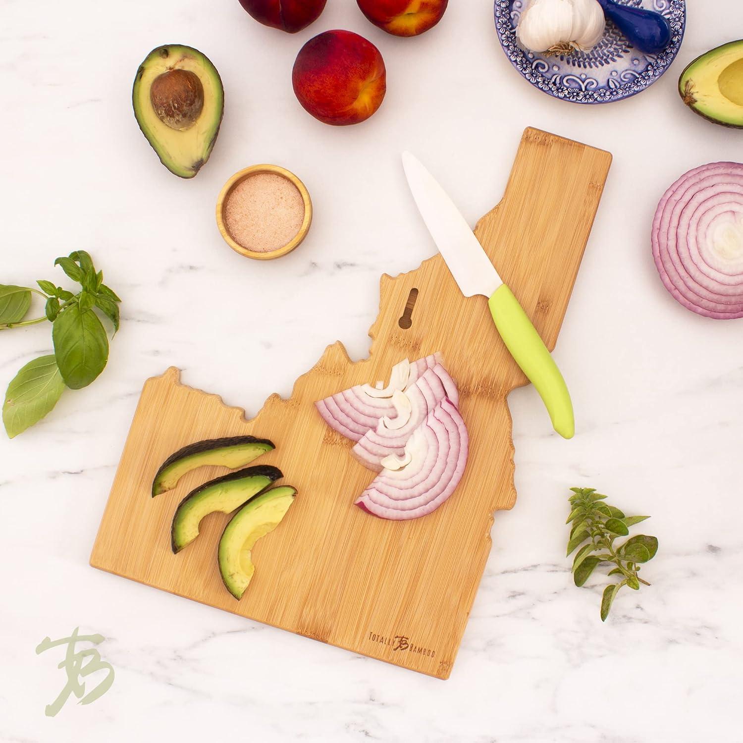 Totally Bamboo Destination Idaho Serving and Cutting Board