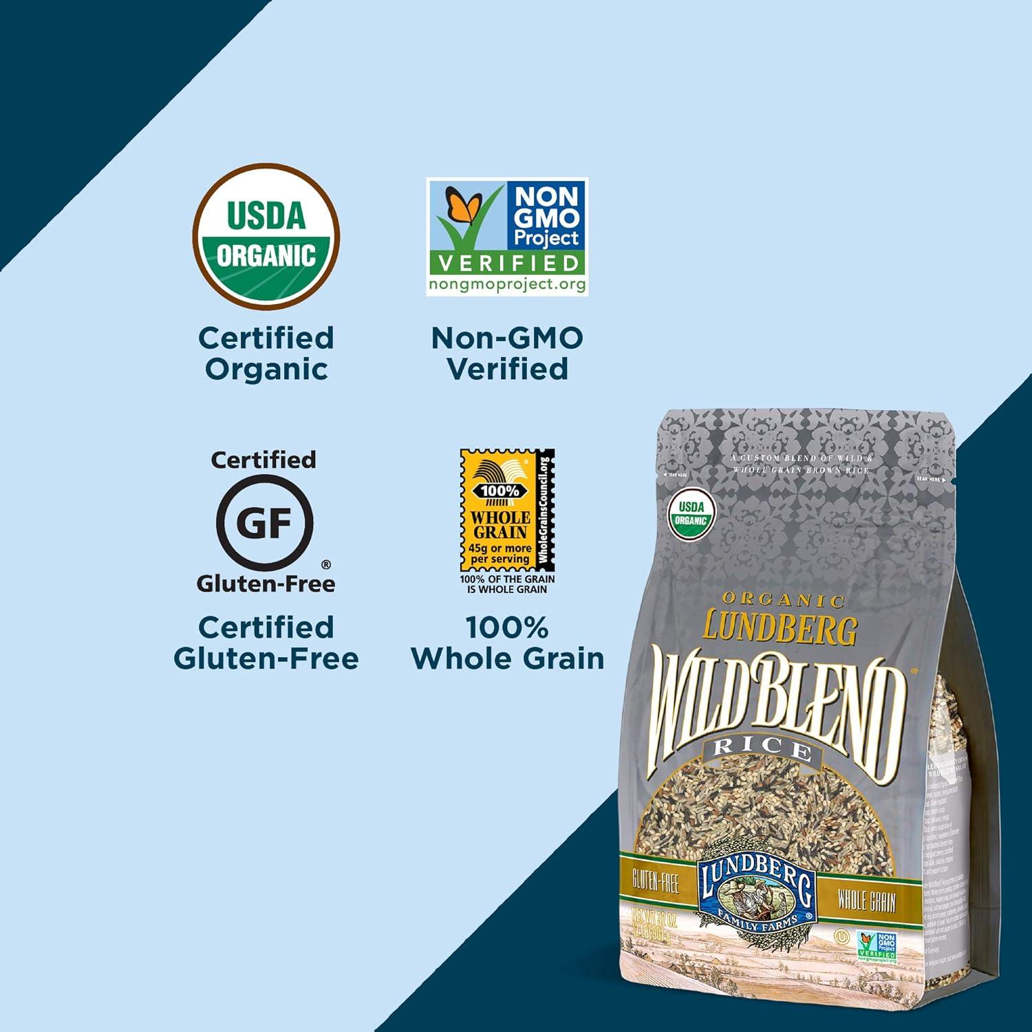 Lundberg Organic Wild Blend Rice - 25 lb
